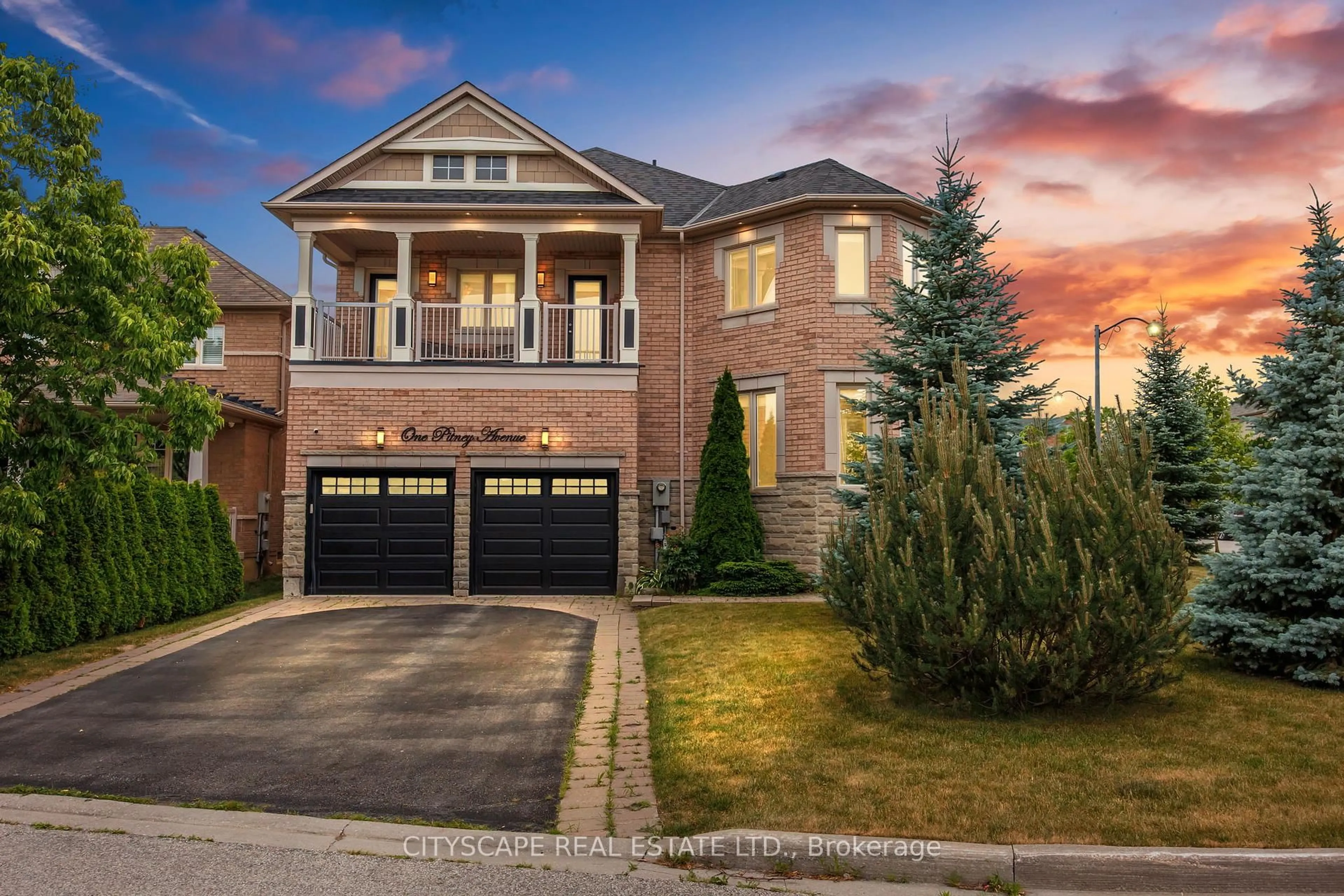 Home with brick exterior material, street for 1 Pitney Ave, Richmond Hill Ontario L4E 4Y7