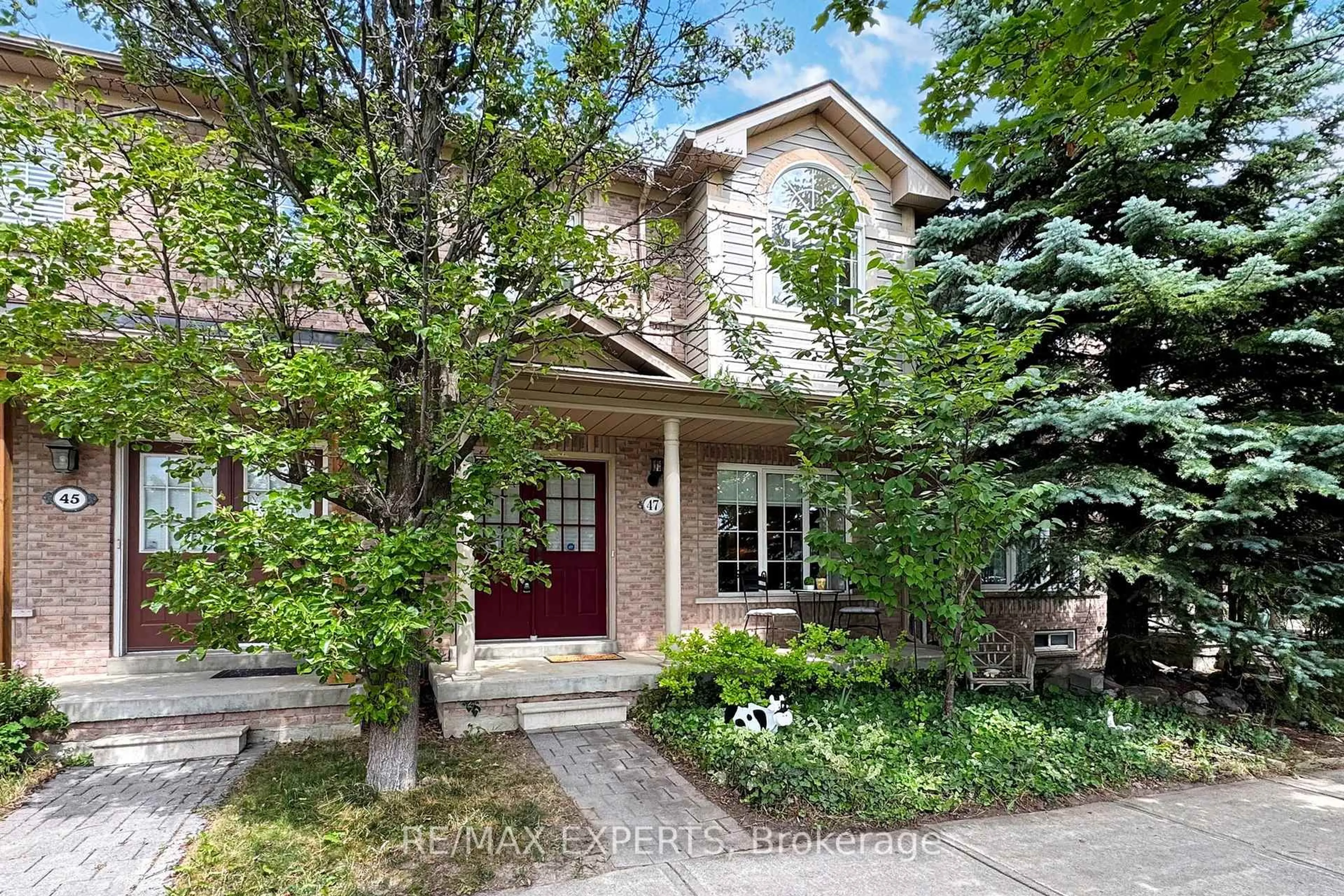 Home with brick exterior material, street for 47 Forest Run Blvd, Vaughan Ontario L4K 5J7