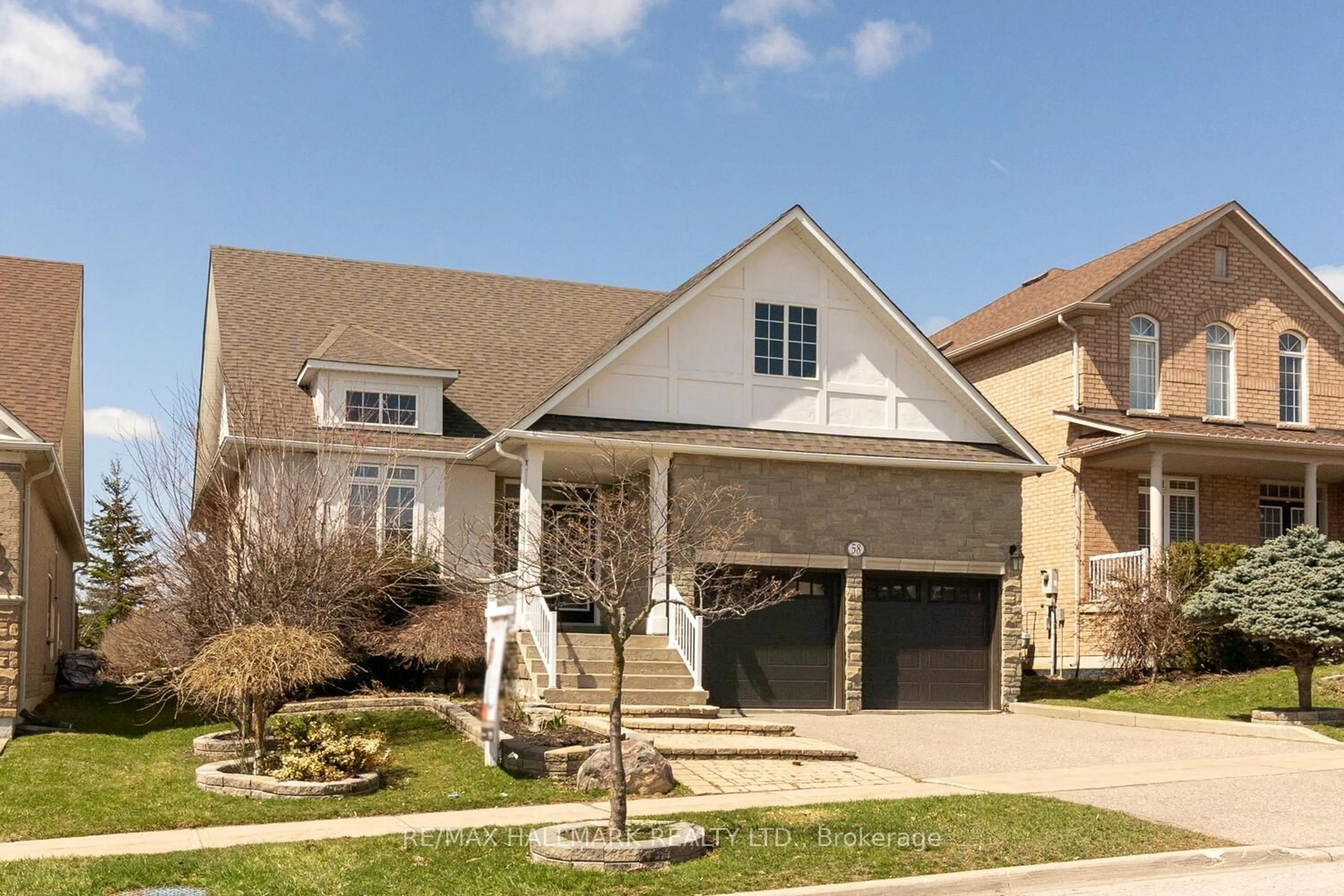 Home with brick exterior material, street for 58 Shadow Falls Dr, Richmond Hill Ontario L4E 4J9