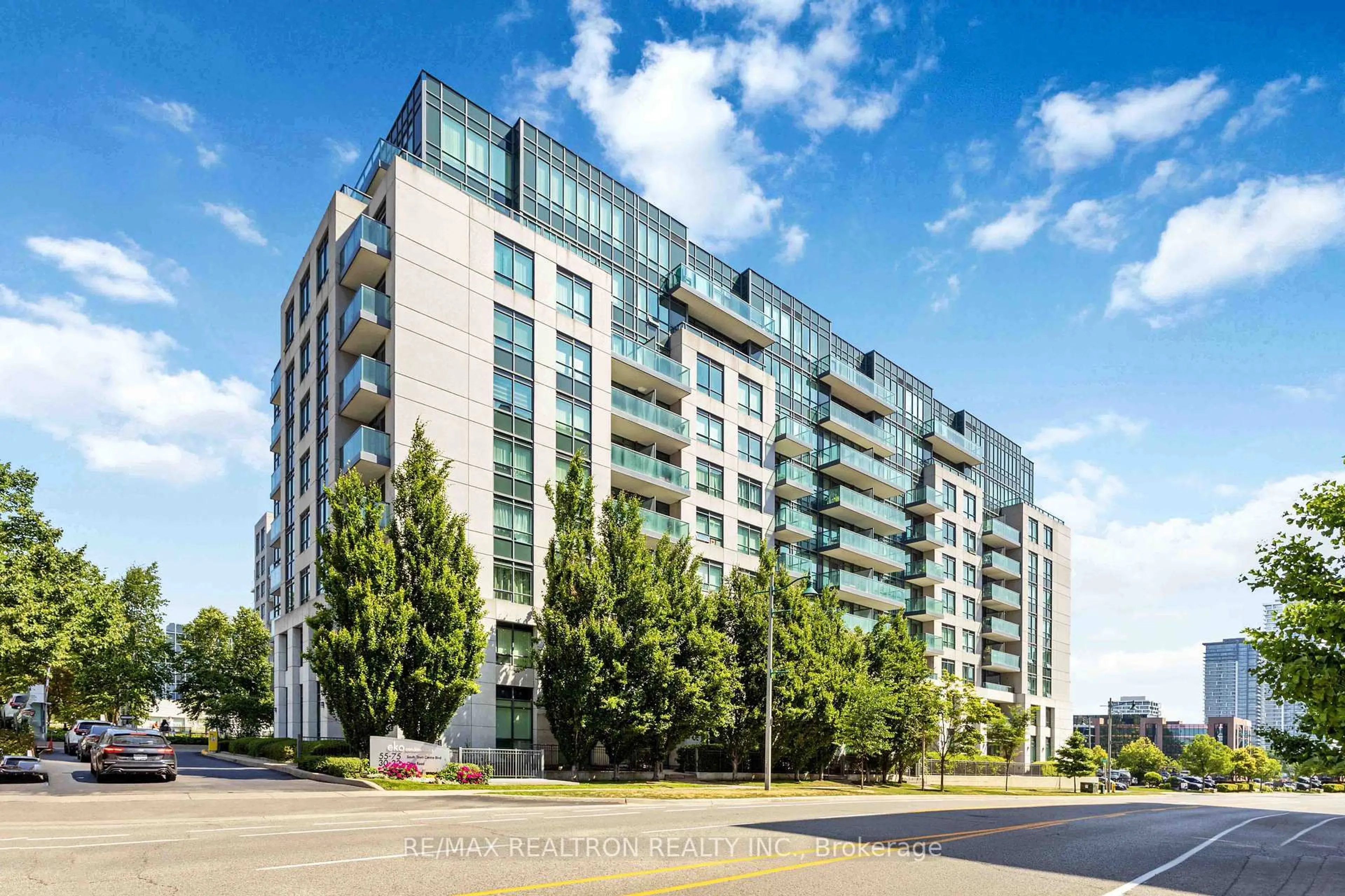 A pic from outside/outdoor area/front of a property/back of a property/a pic from drone, building for 30 Clegg Rd #508, Markham Ontario L6G 0B4