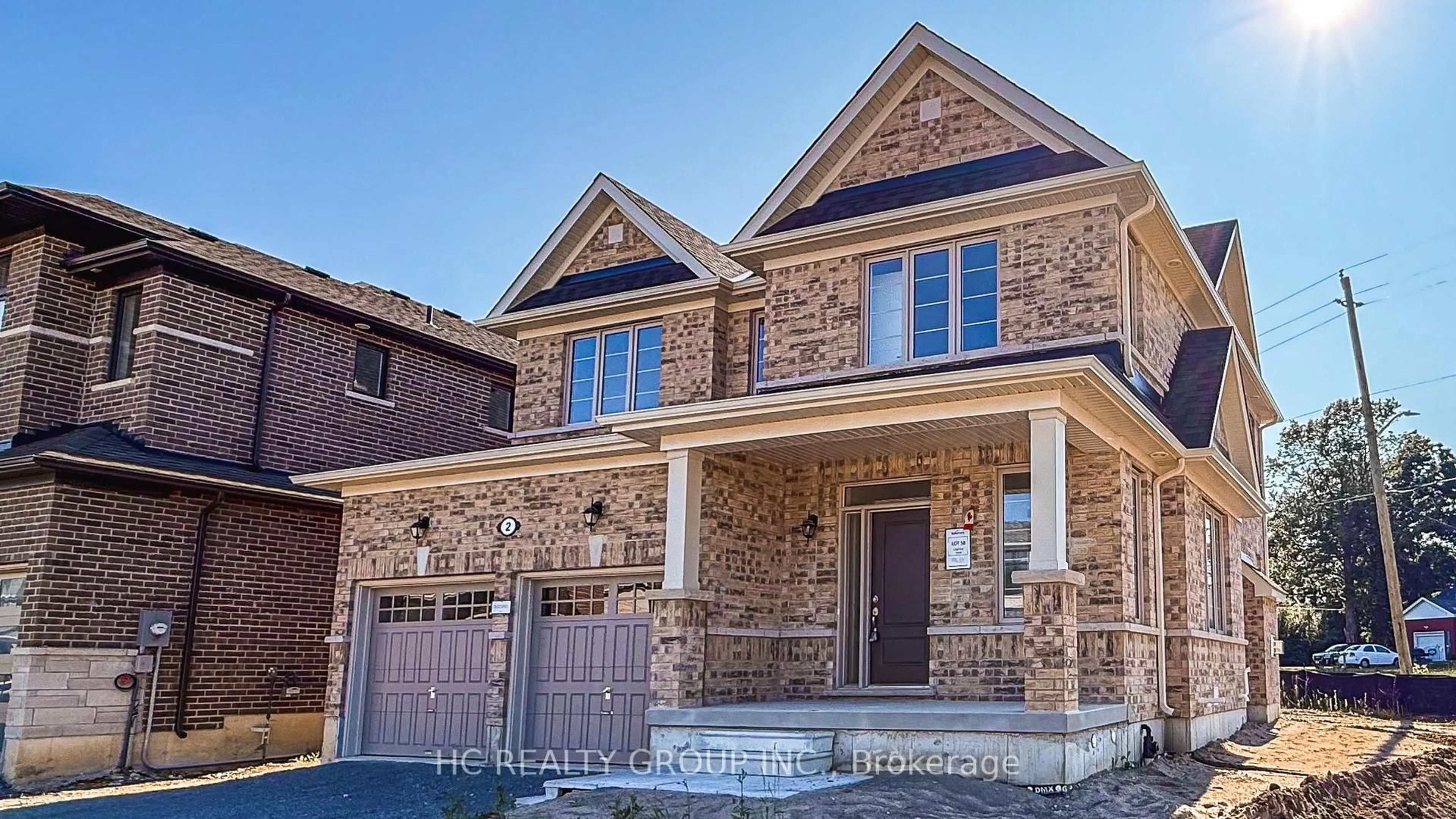 Home with brick exterior material, street for 2 Rail Trail Crt, Georgina Ontario L0E 1R0