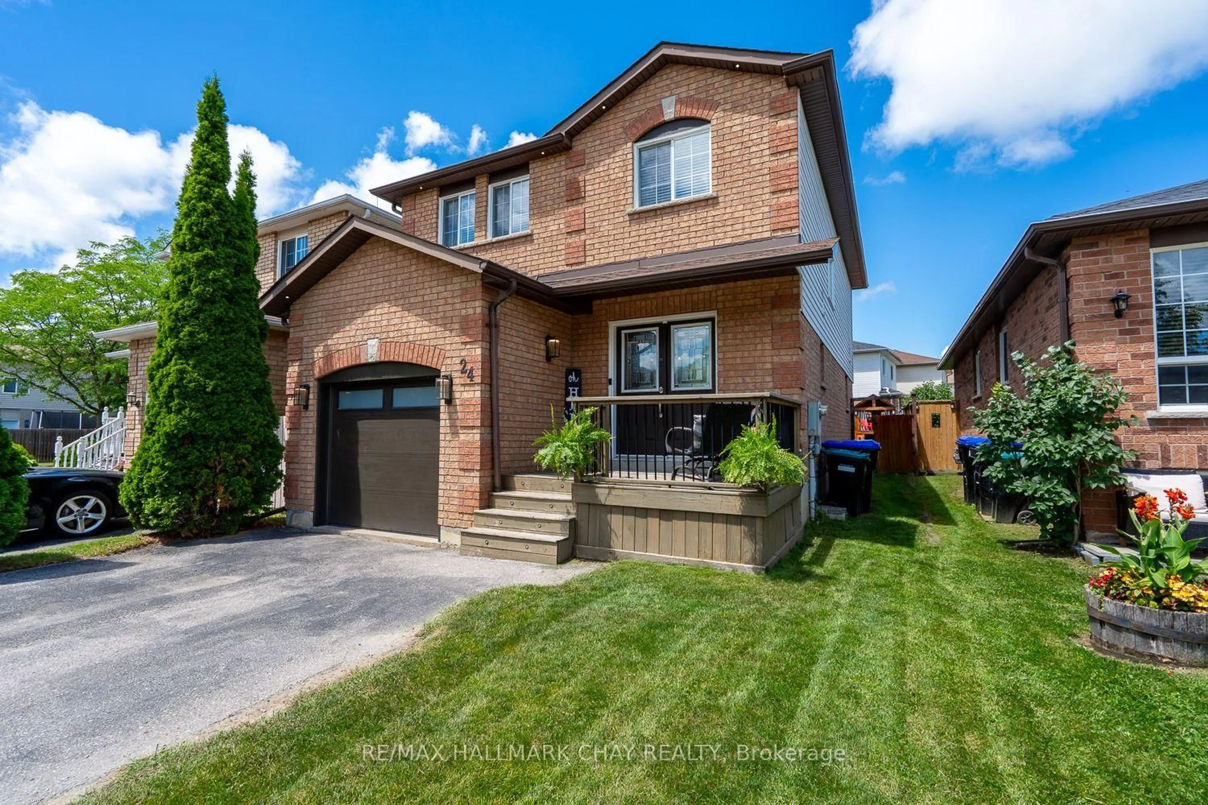 Home with brick exterior material, street for 24 Kate Aitken Cres, New Tecumseth Ontario L0G 1A0