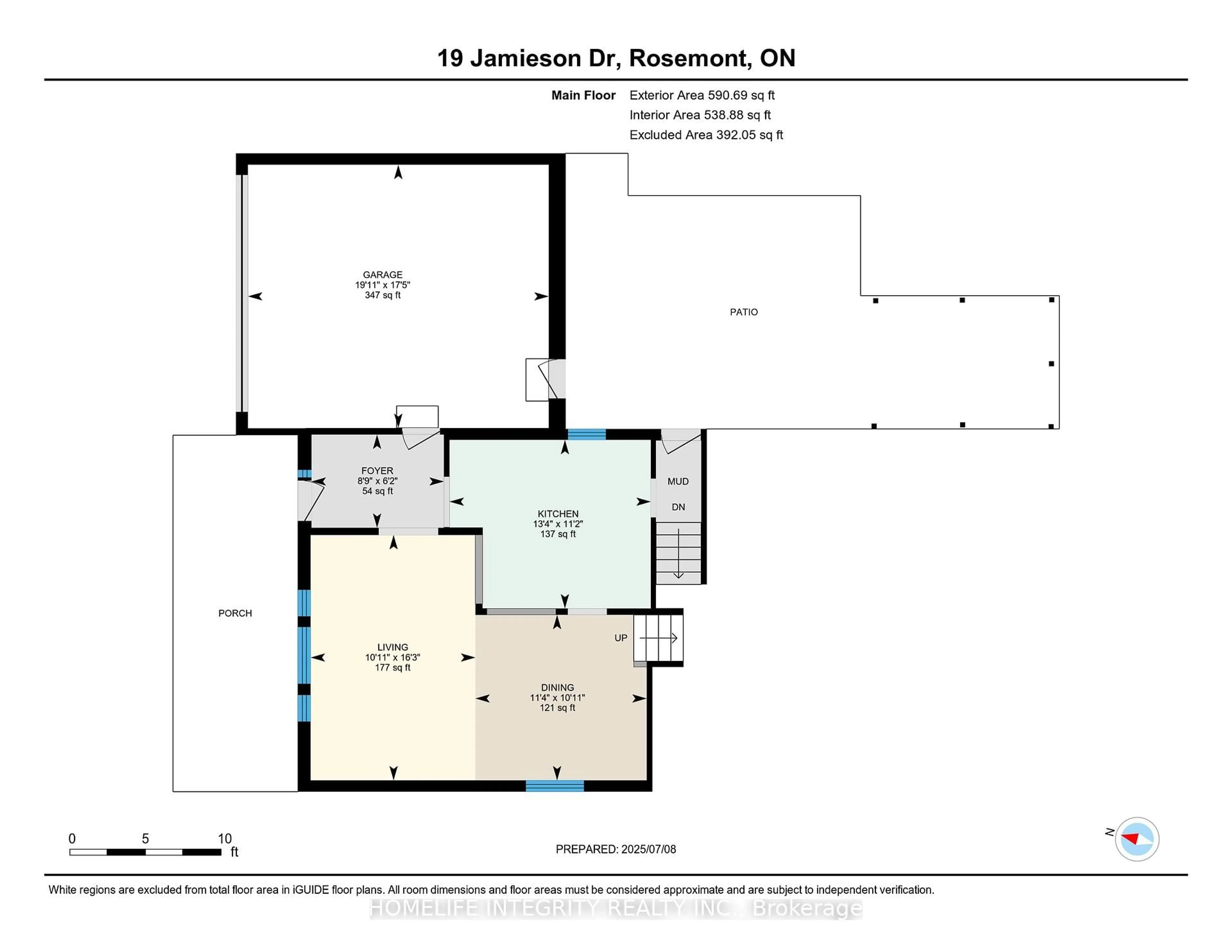 Floor plan for 19 Jamieson Dr, Adjala-Tosorontio Ontario L0N 1R0