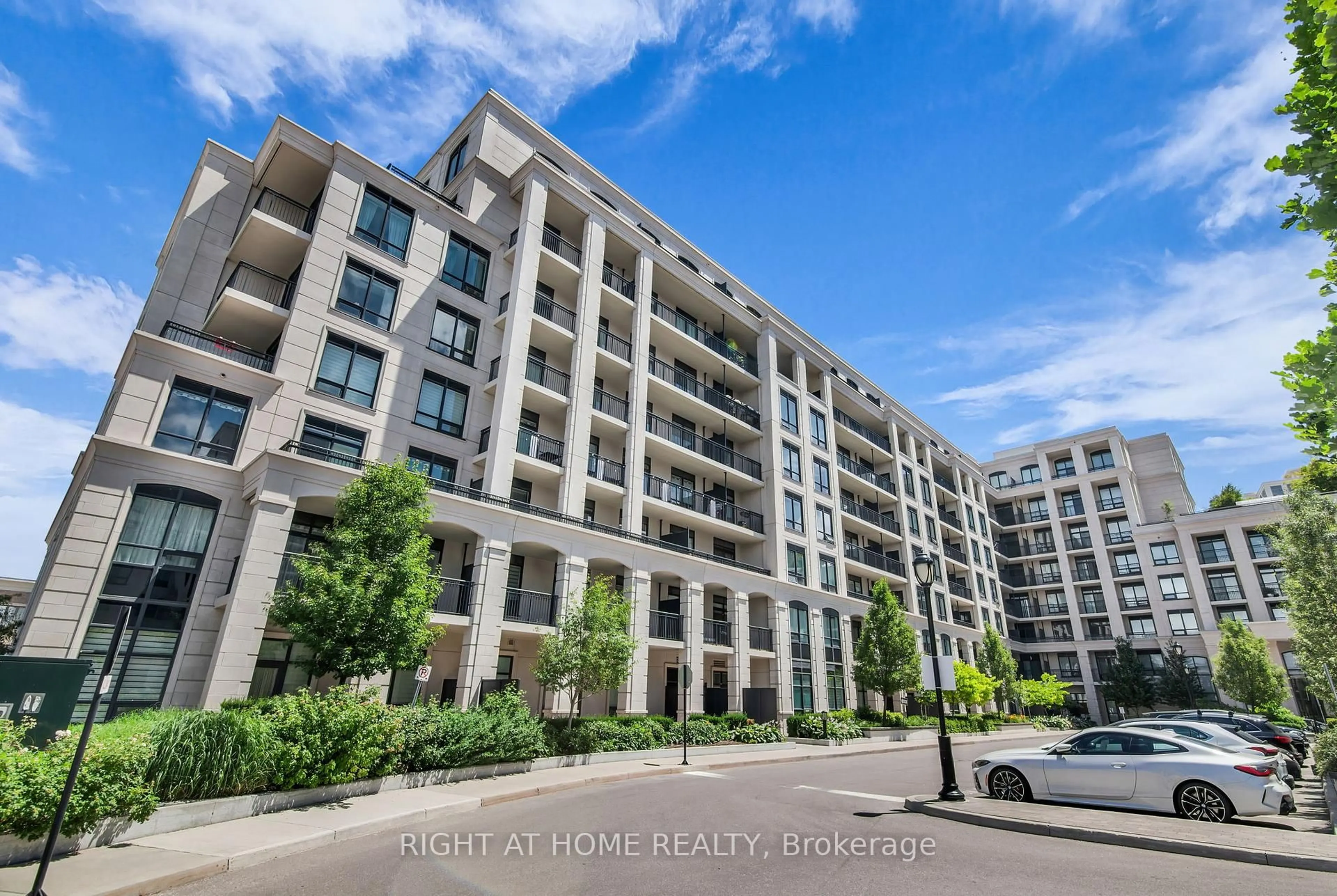 A pic from outside/outdoor area/front of a property/back of a property/a pic from drone, unknown for 278 Buchanan Dr #807E, Markham Ontario L3R 6J1