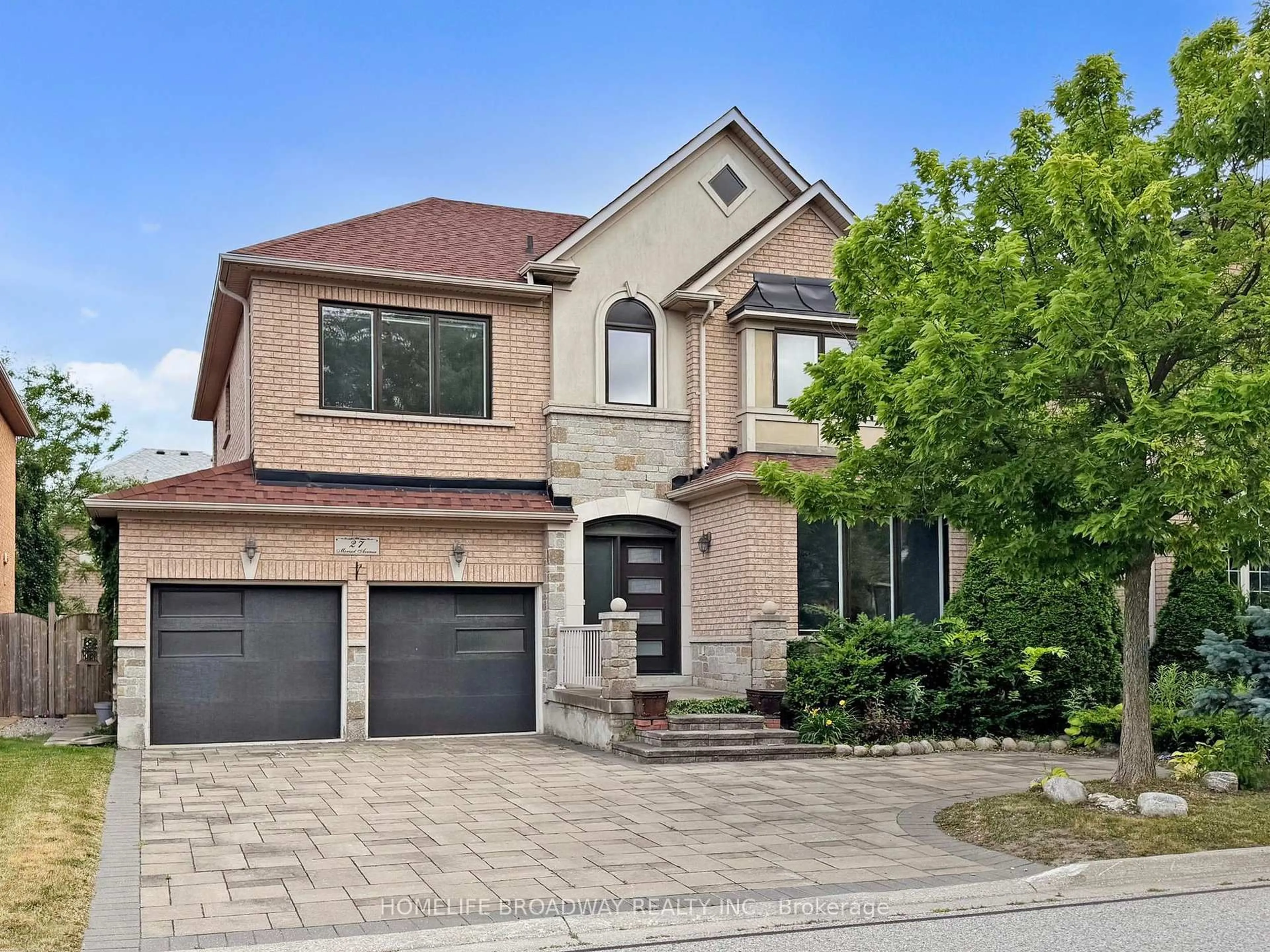 Home with brick exterior material, street for 27 Morisot Ave, Vaughan Ontario L4J 9H4