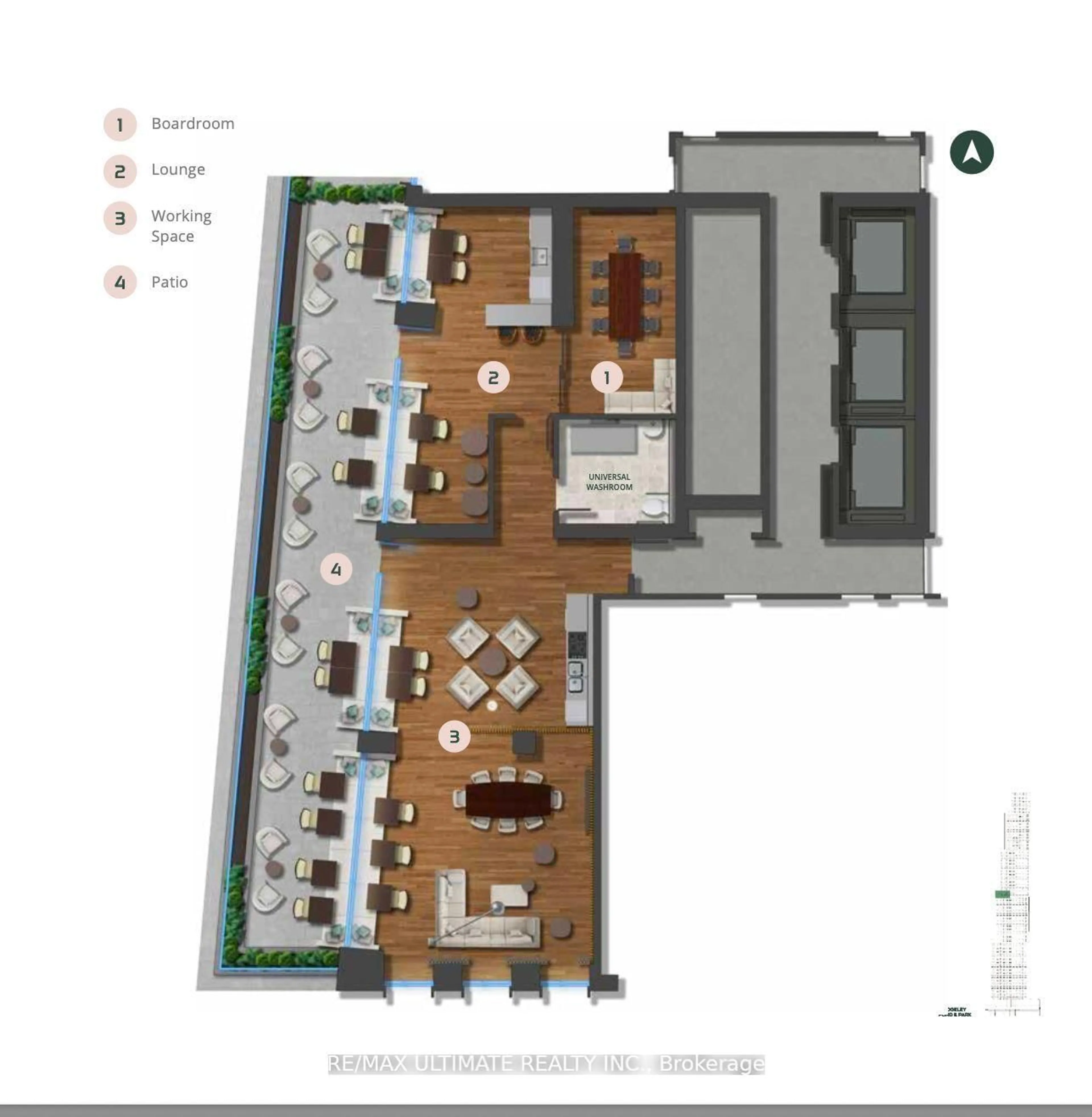 Floor plan for 2920 Highway 7 Rd #5603, Vaughan Ontario L4K 0P4