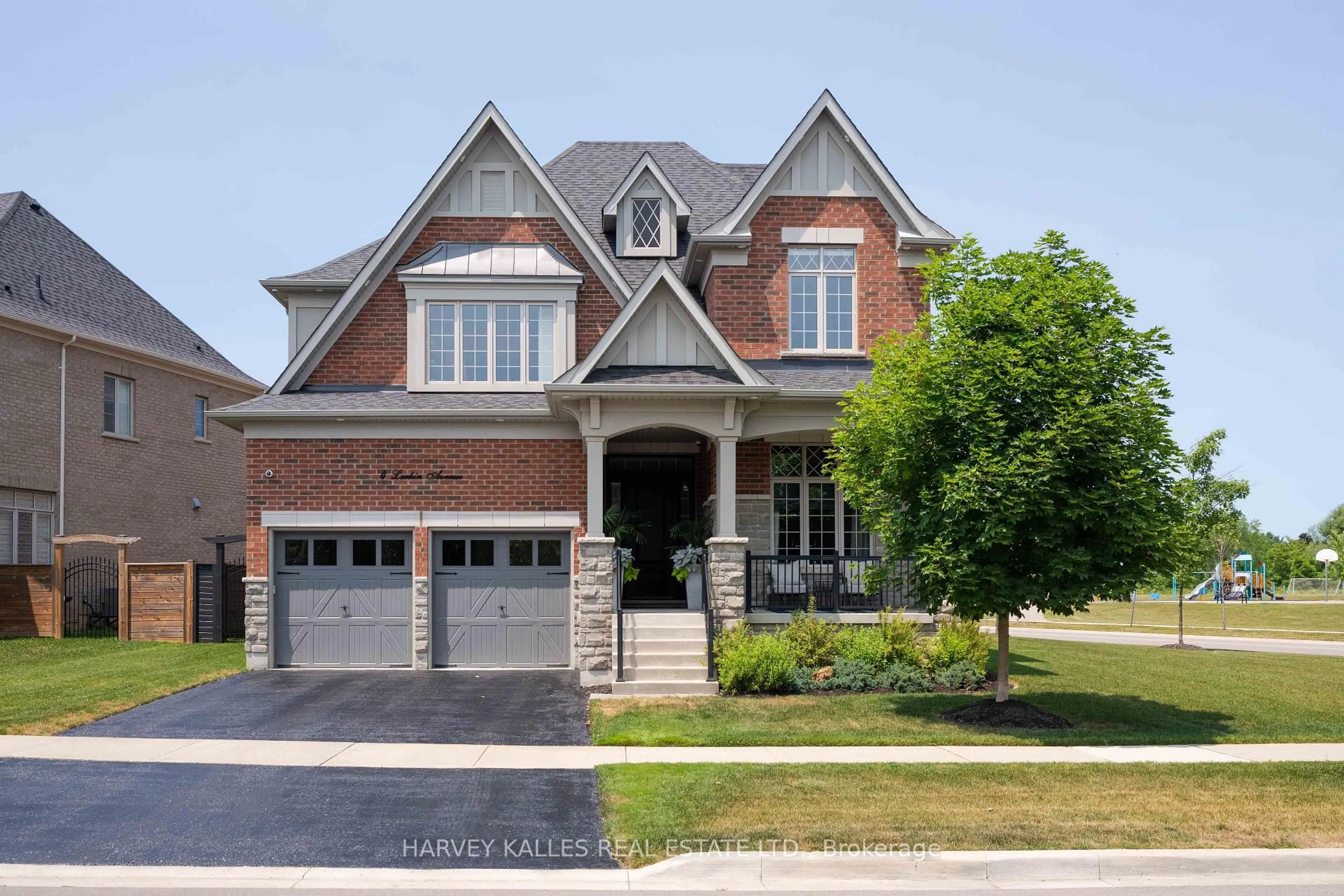 Home with brick exterior material, street for 4 Larkin Ave, King Ontario L7B 0N8