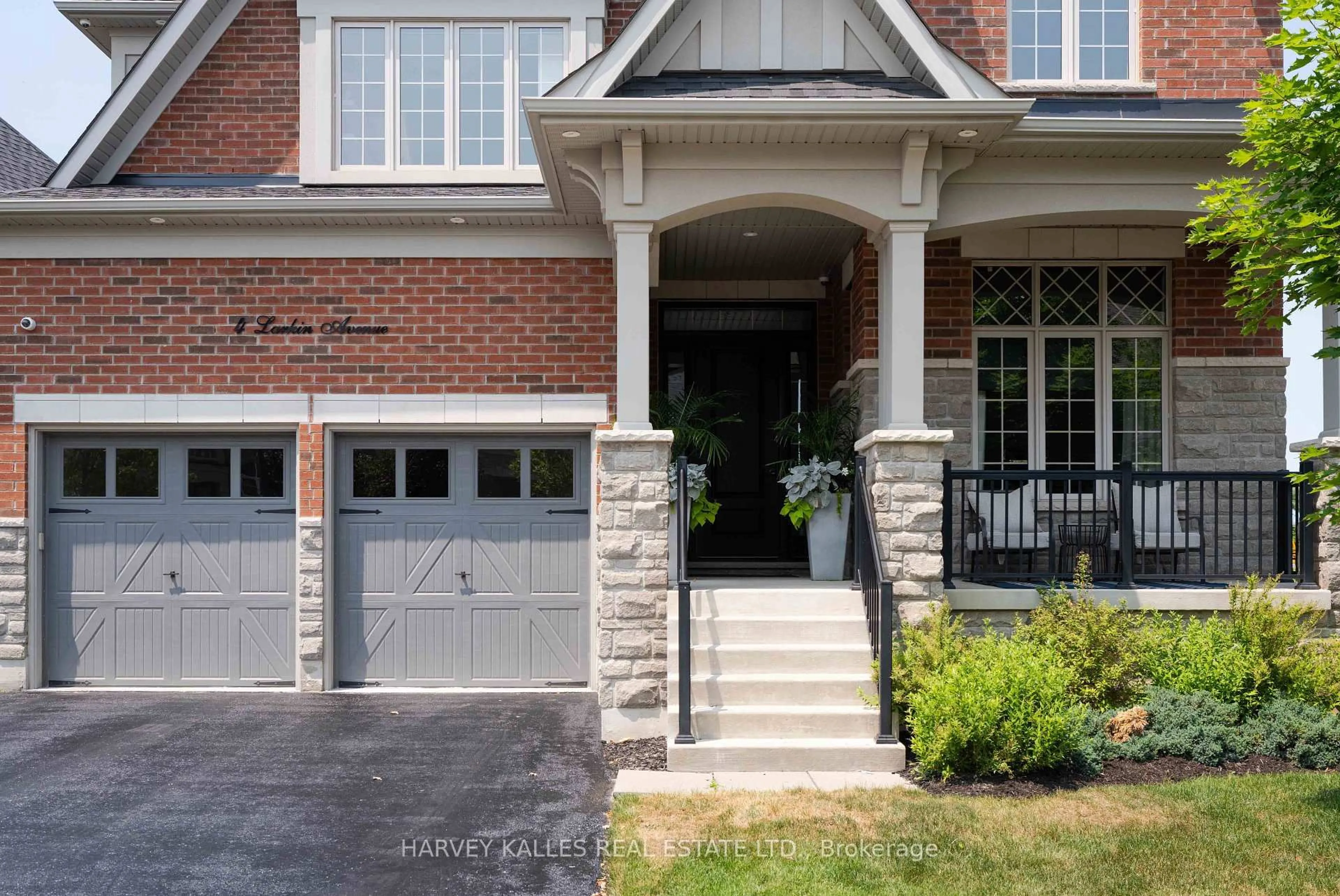 Home with brick exterior material, street for 4 Larkin Ave, King Ontario L7B 0N8