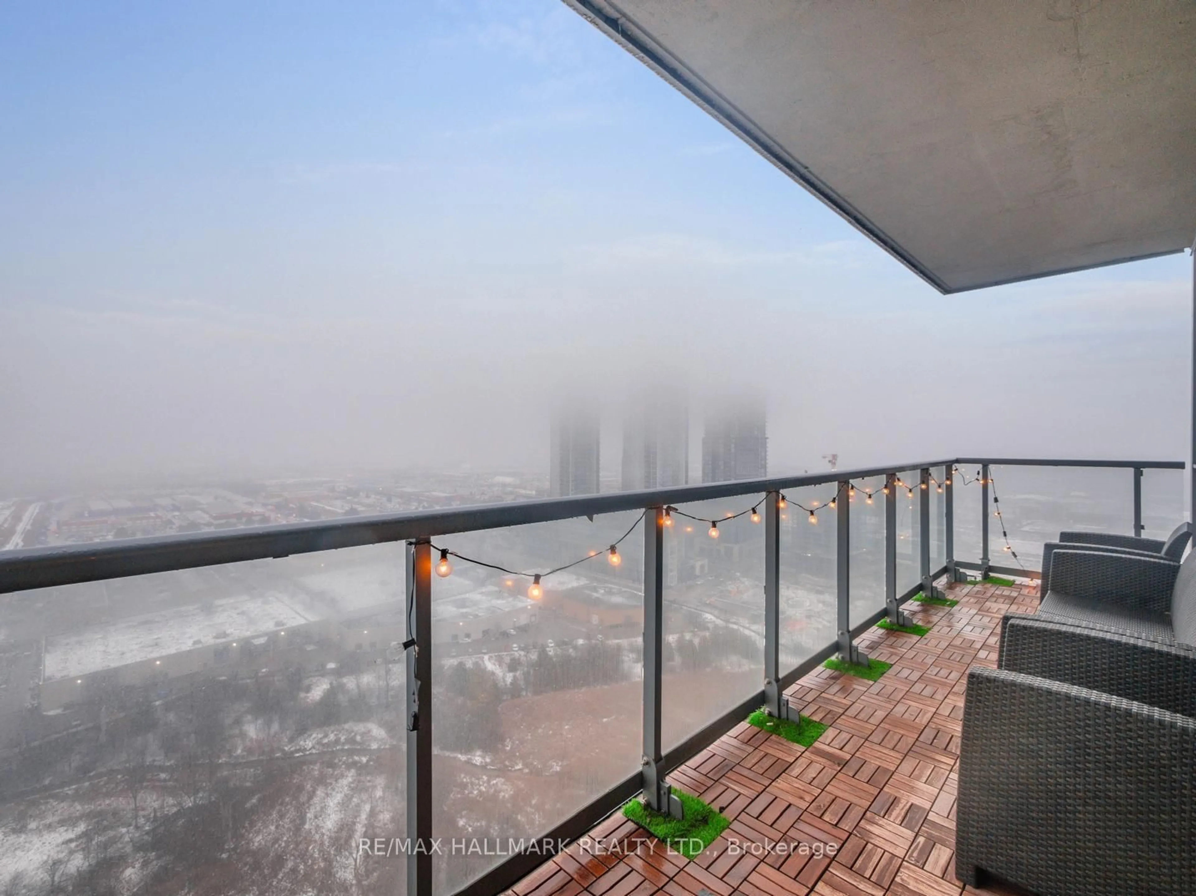 Balcony in the apartment, water/lake/river/ocean view for 7895 Jane St #2802, Vaughan Ontario L4K 2M7