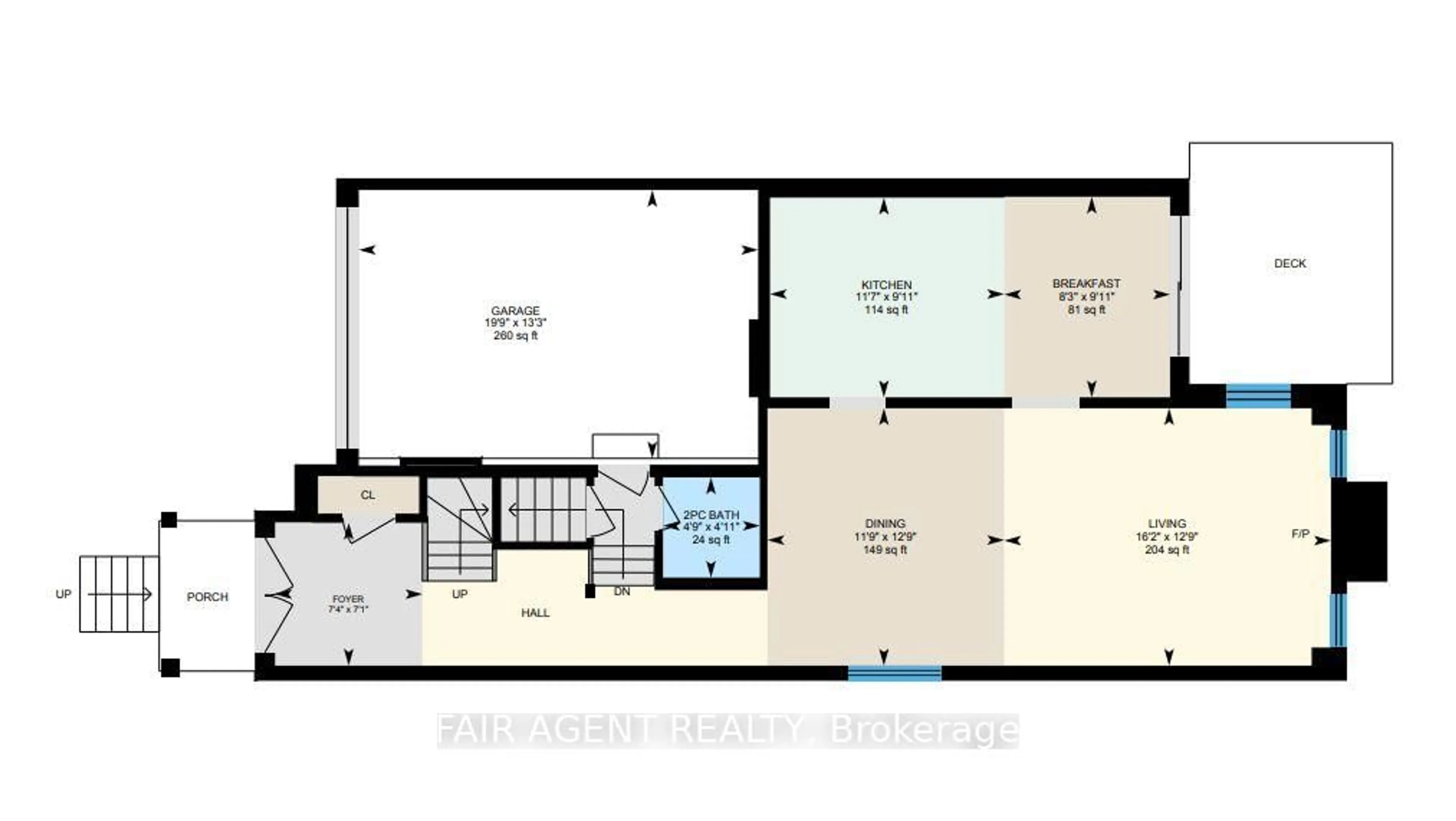 Floor plan for 60 Holt Dr, New Tecumseth Ontario L9R 1Z6