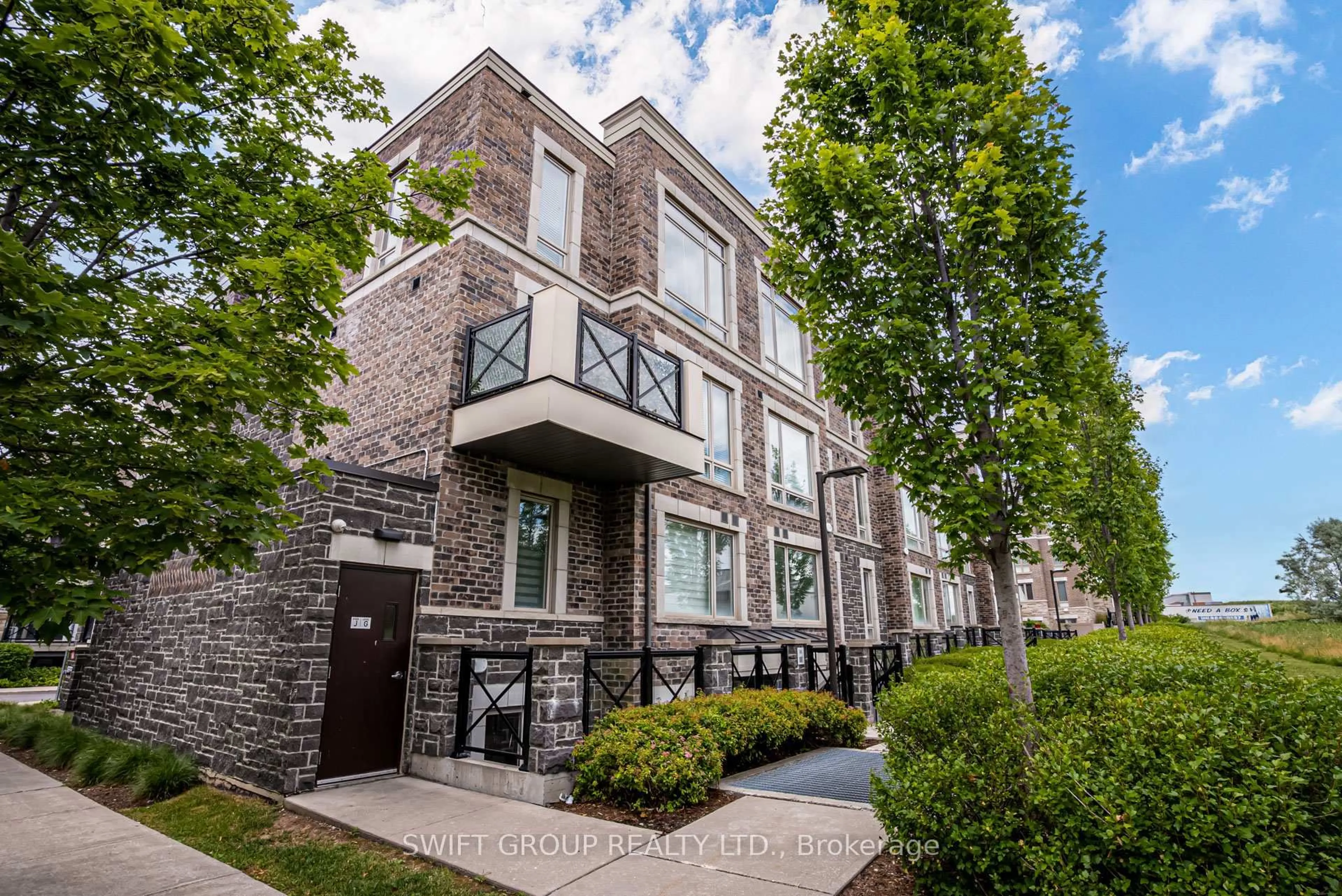 Home with brick exterior material, street for 1 Blanche Lane #801, Markham Ontario L6B 1N3