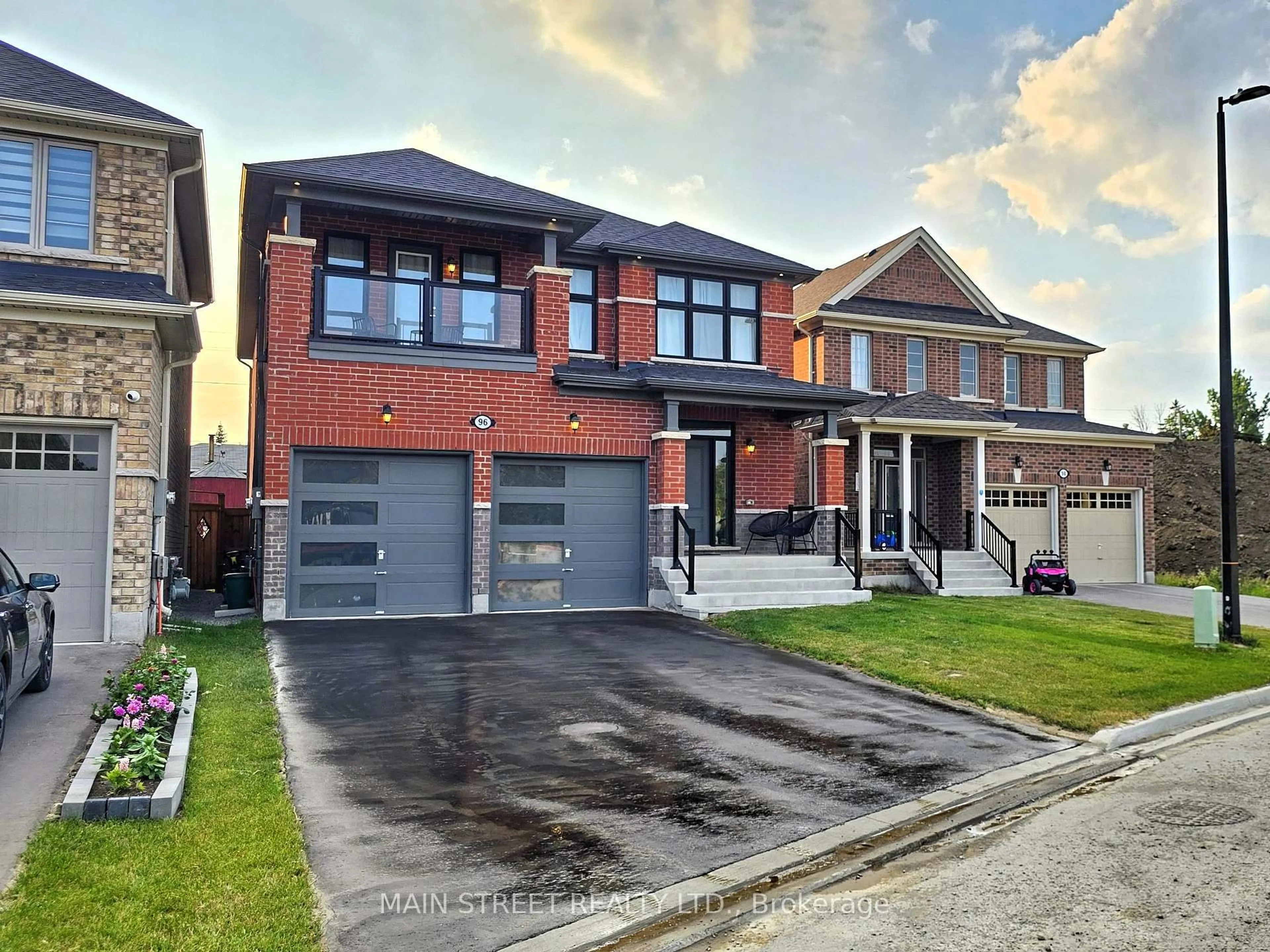 Home with brick exterior material, street for 96 Big Canoe Dr, Georgina Ontario L0E 1R0