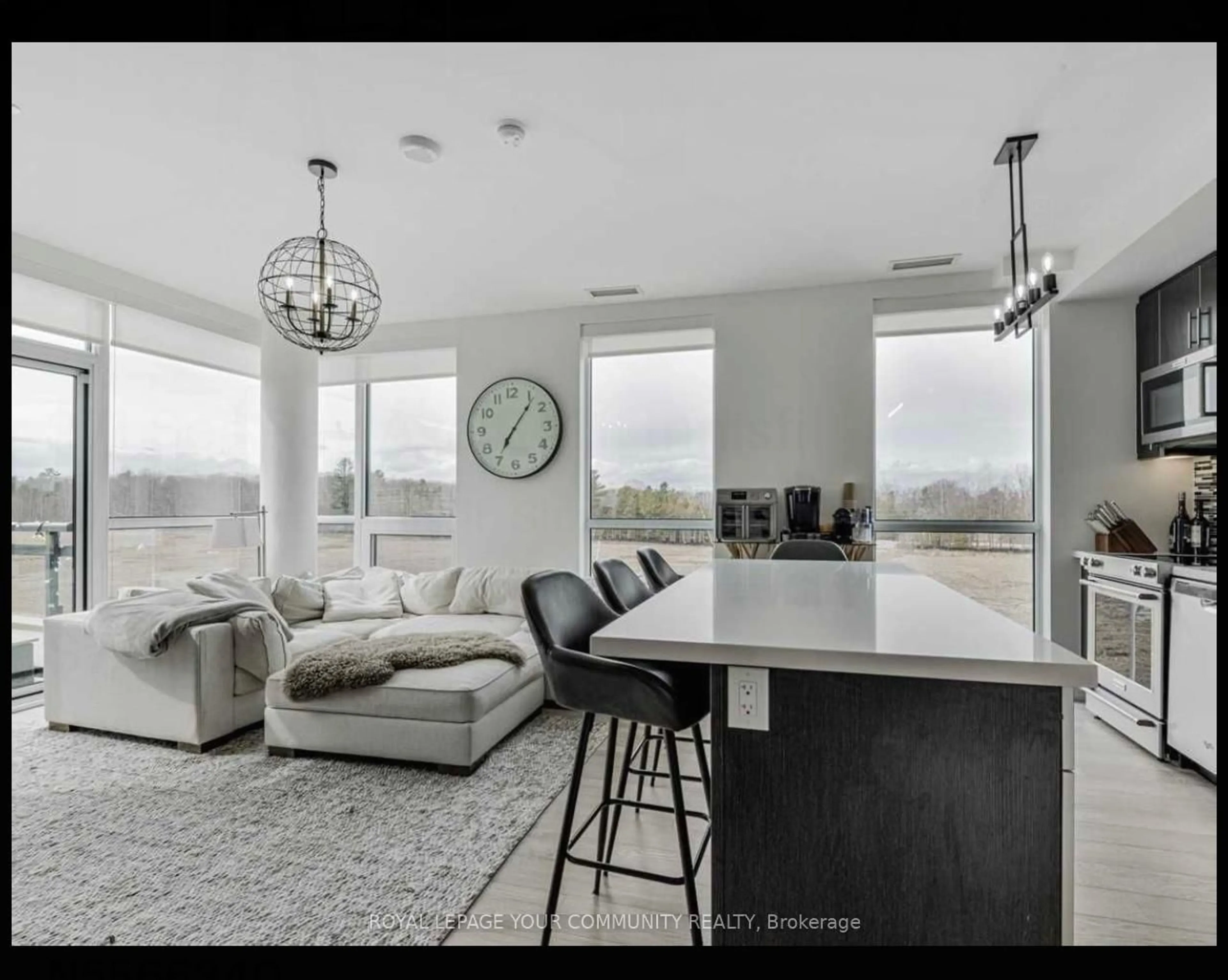 Open concept kitchen, unknown for 271 Sea Ray Ave #B411, Innisfil Ontario L9S 0M3