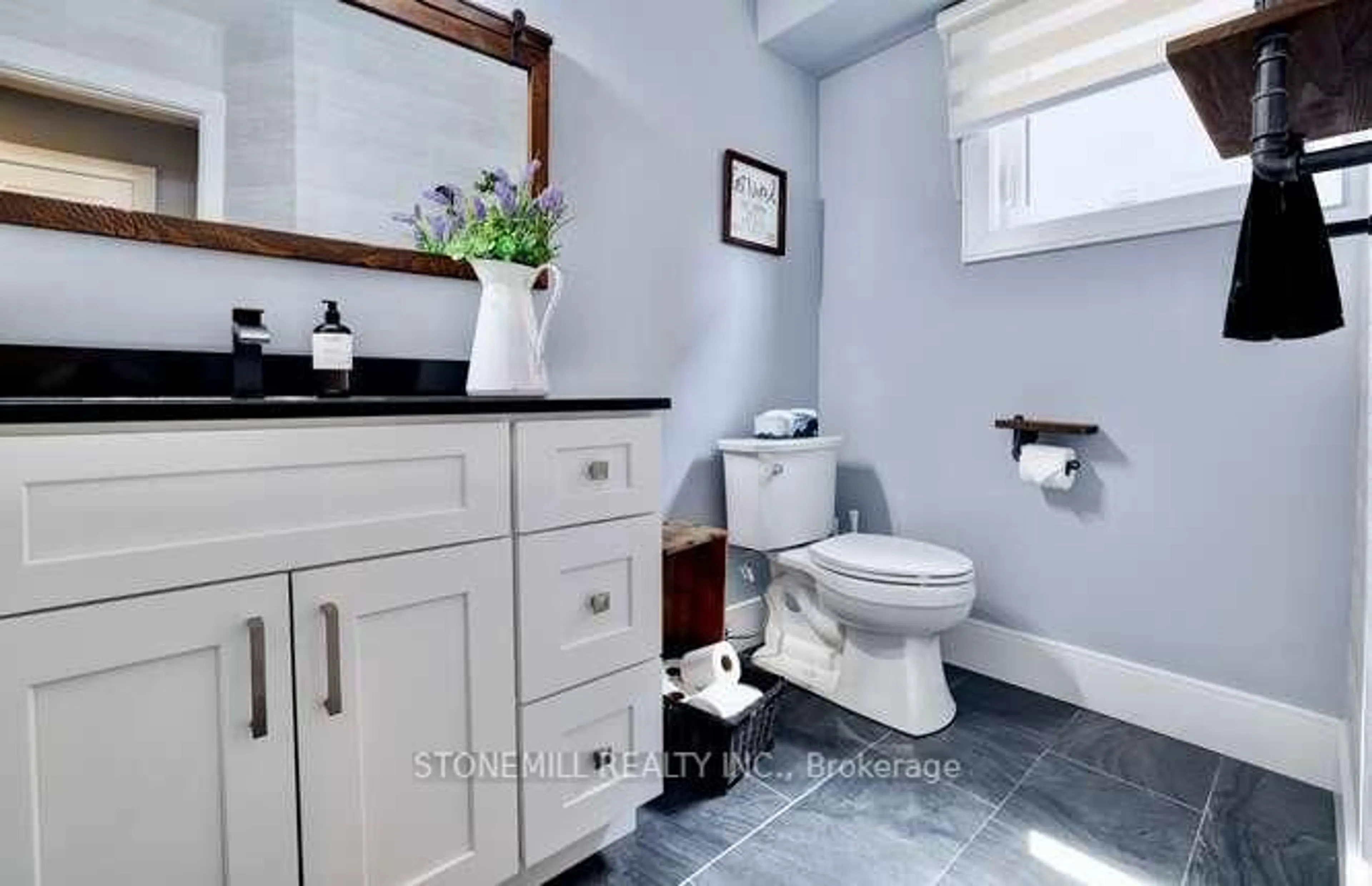 Contemporary bathroom, ceramic/tile floor for 67 Largo Cres, Vaughan Ontario L6A 1M9