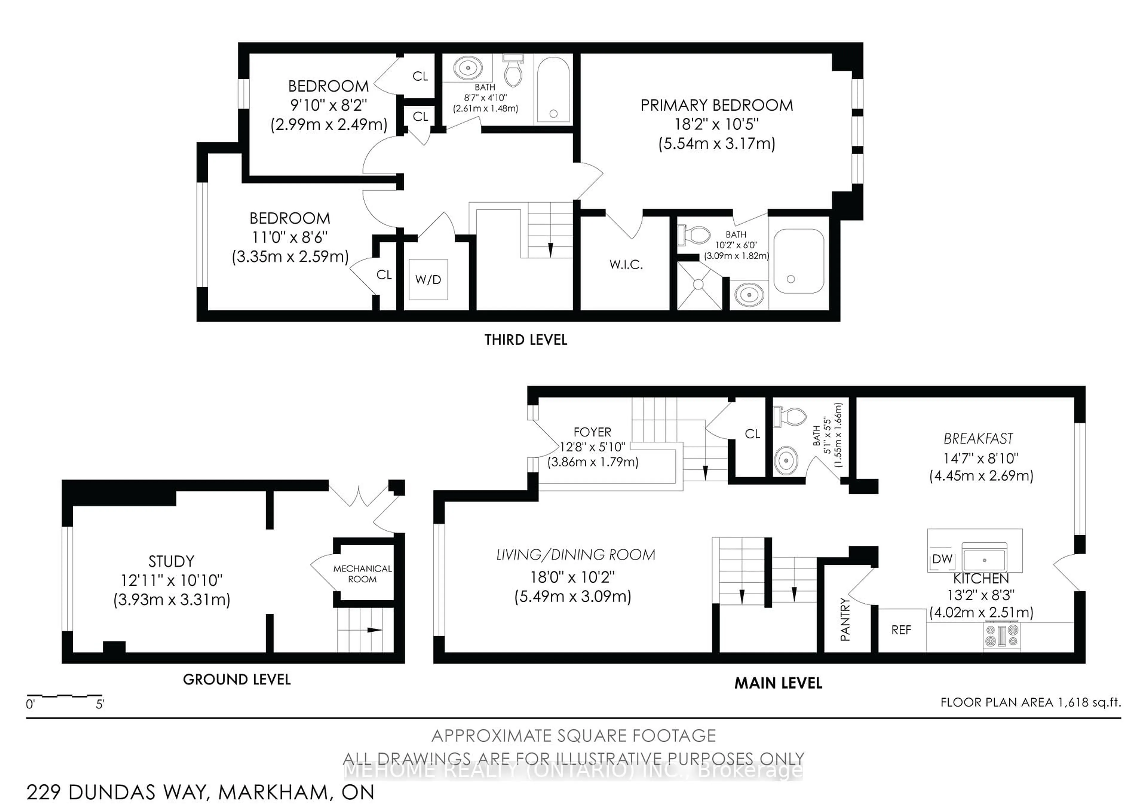 Floor plan for 229 Dundas Way, Markham Ontario L6E 0S8