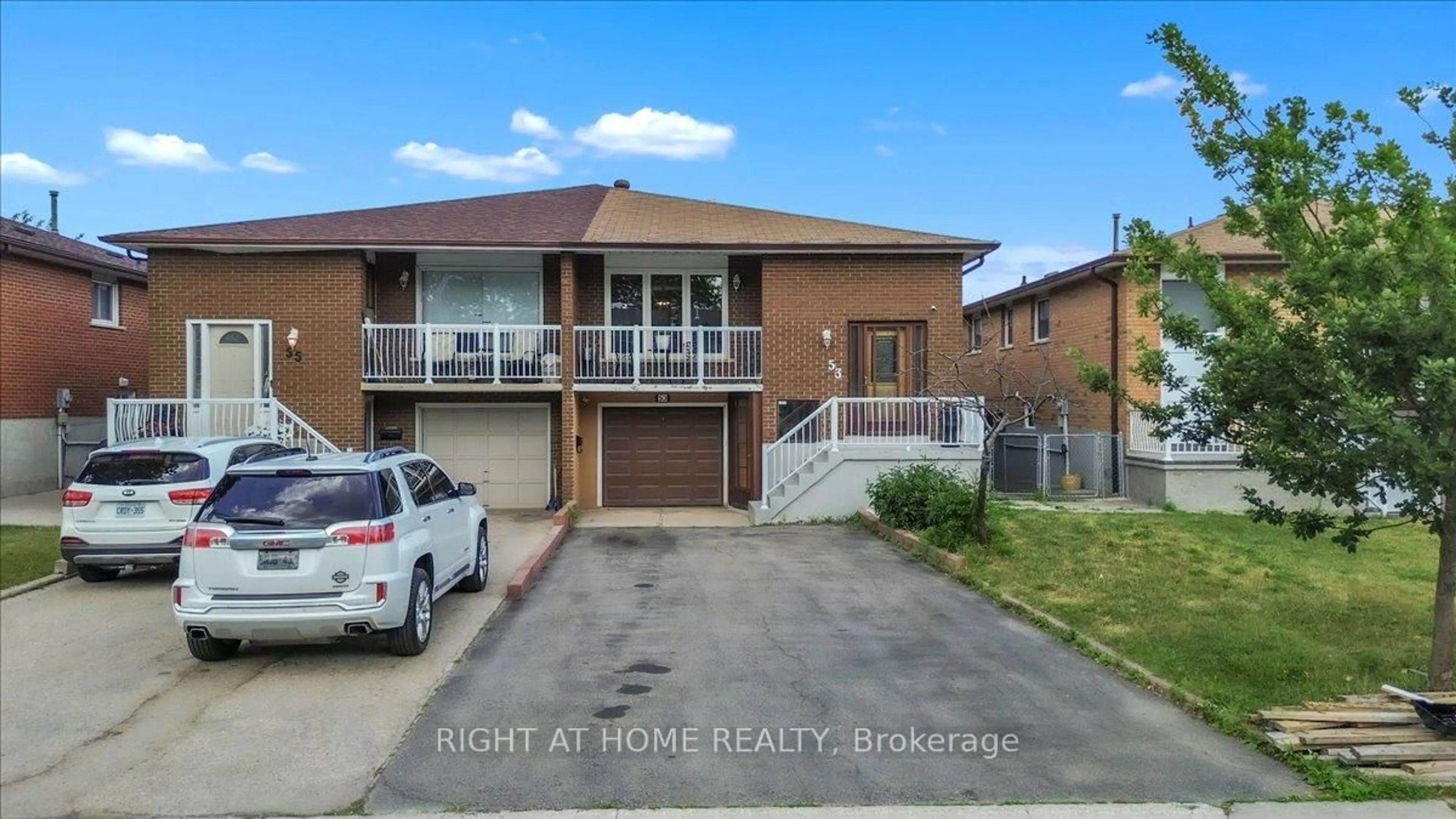 Home with brick exterior material, street for 53 Agincourt Rd, Vaughan Ontario L4L 2Z8