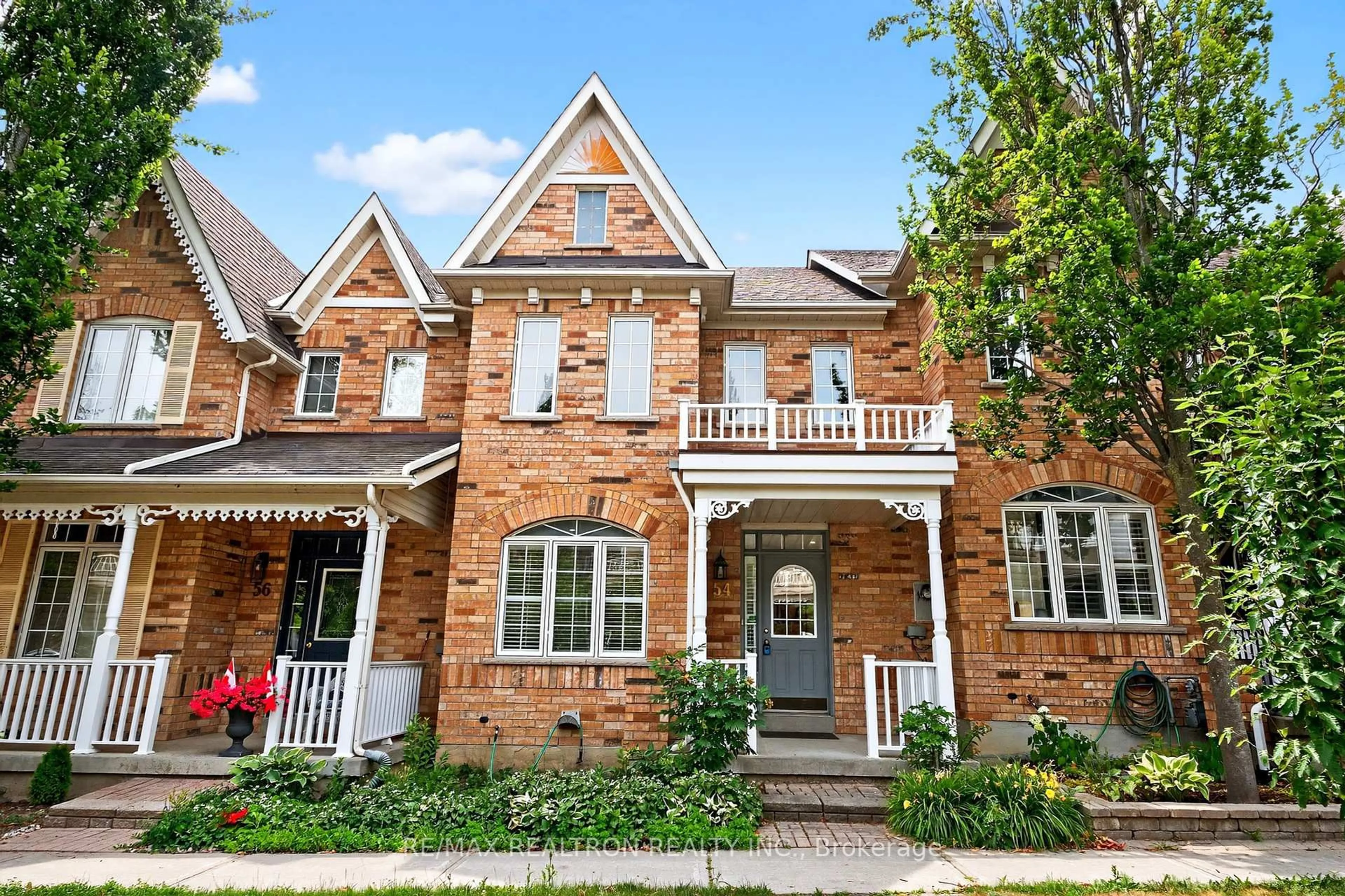 Home with brick exterior material, street for 54 Dancer's Dr, Markham Ontario L6C 2A8