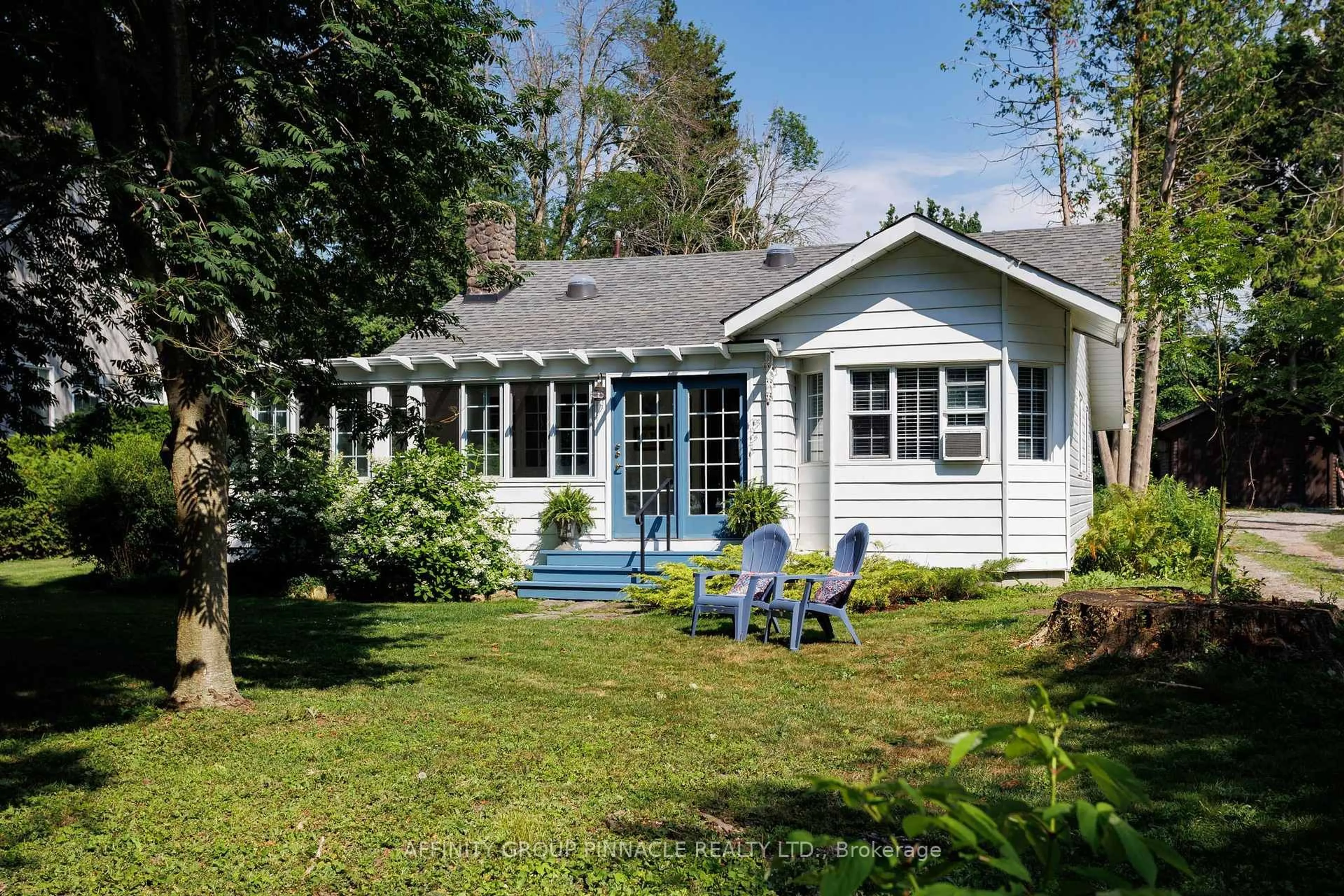Home with vinyl exterior material, street for B35 Lakeshore Rd, Brock Ontario L0K 1A0