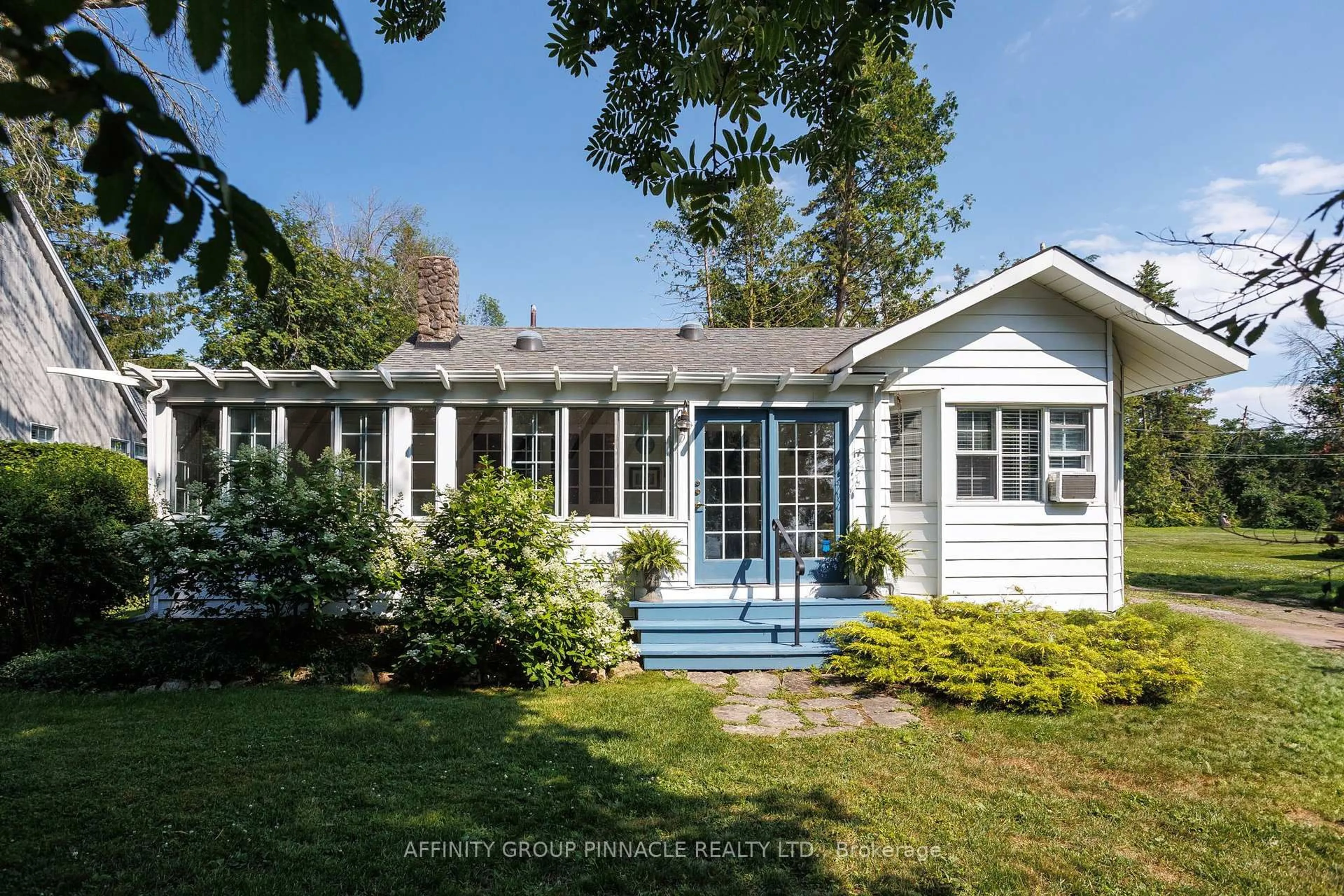 Home with vinyl exterior material, street for B35 Lakeshore Rd, Brock Ontario L0K 1A0