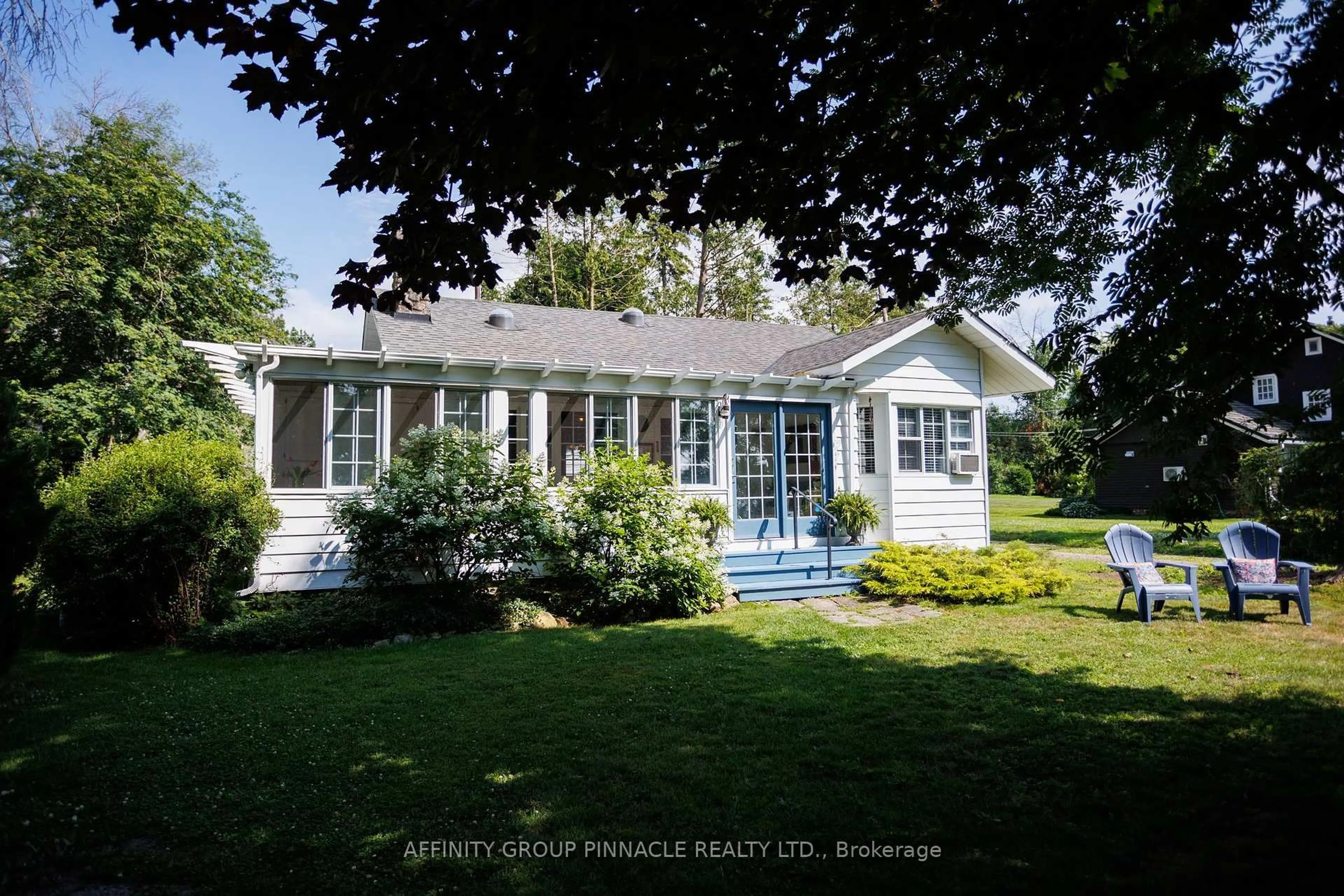 Home with vinyl exterior material, street for B35 Lakeshore Rd, Brock Ontario L0K 1A0