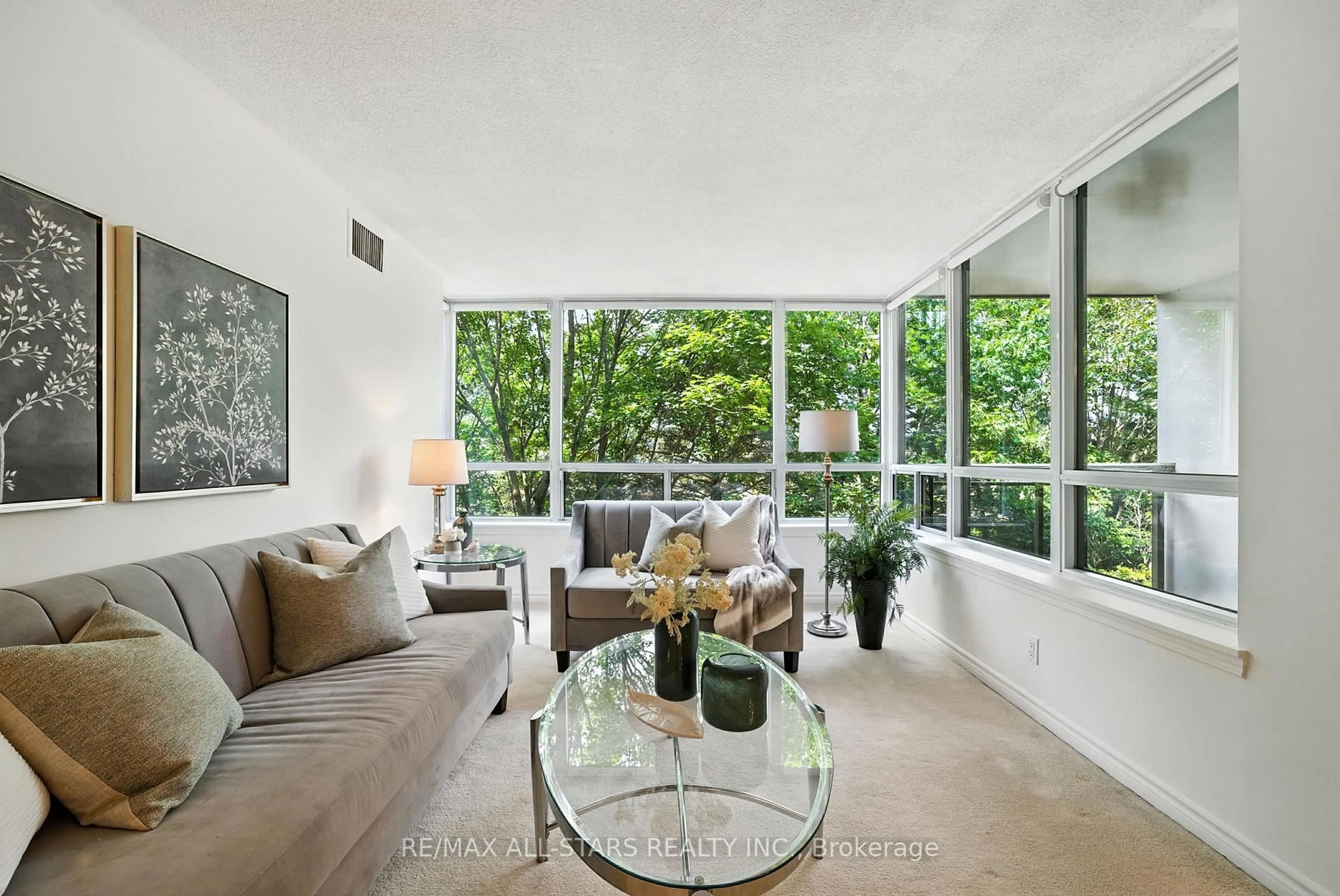 Living room with furniture, unknown for 50 The Boardwalk Way #303, Markham Ontario L6E 1B6