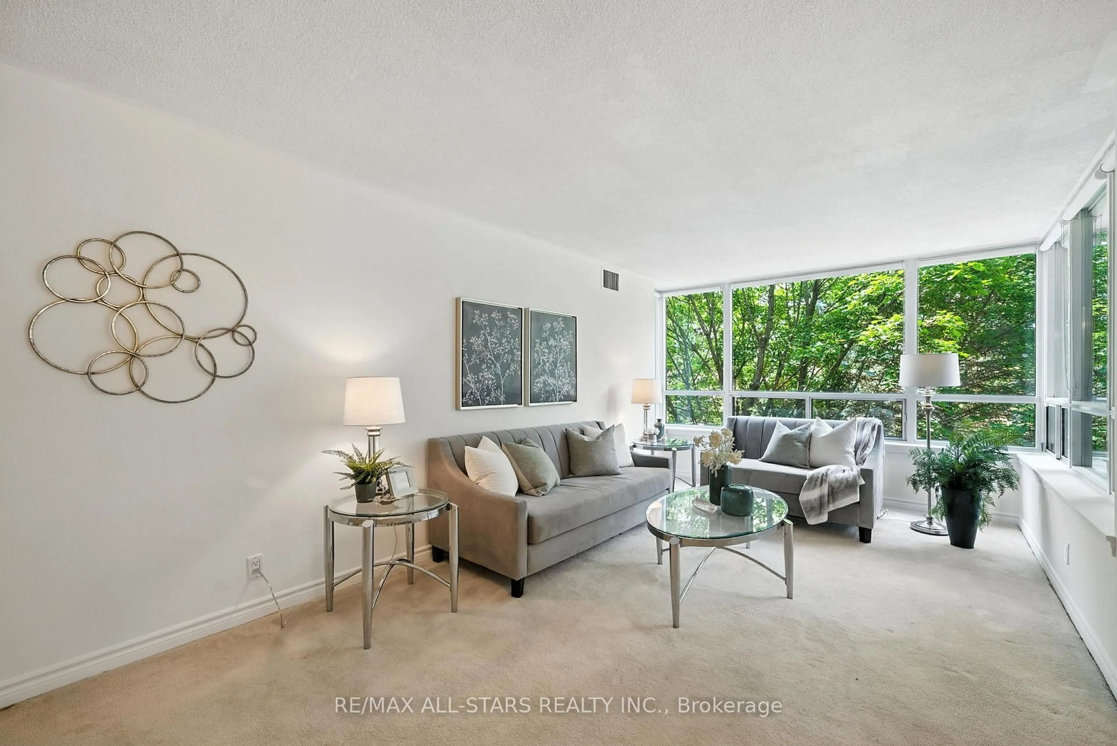 Living room with furniture, unknown for 50 The Boardwalk Way #303, Markham Ontario L6E 1B6