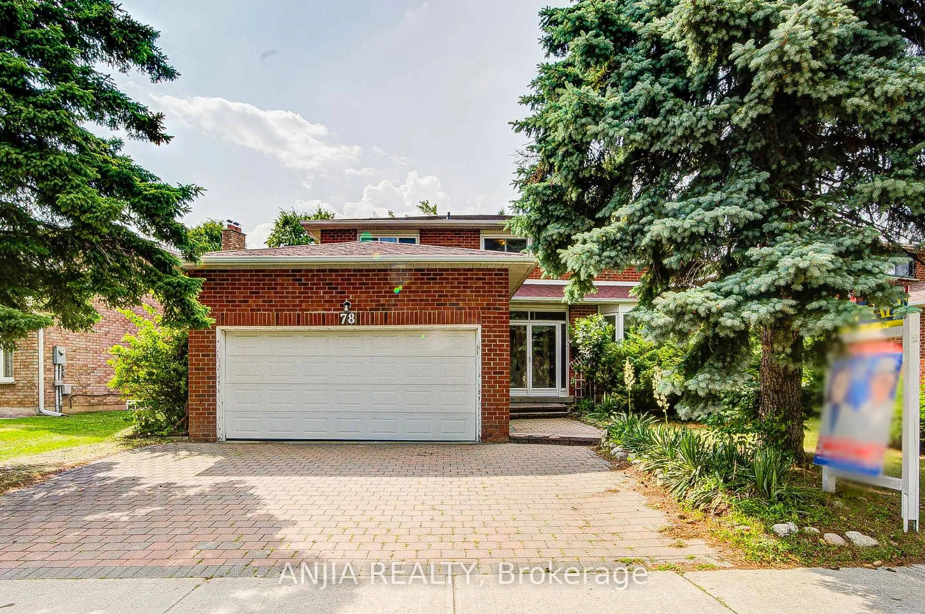 Home with brick exterior material, street for 78 Harvest Moon Dr, Markham Ontario L3R 3N6