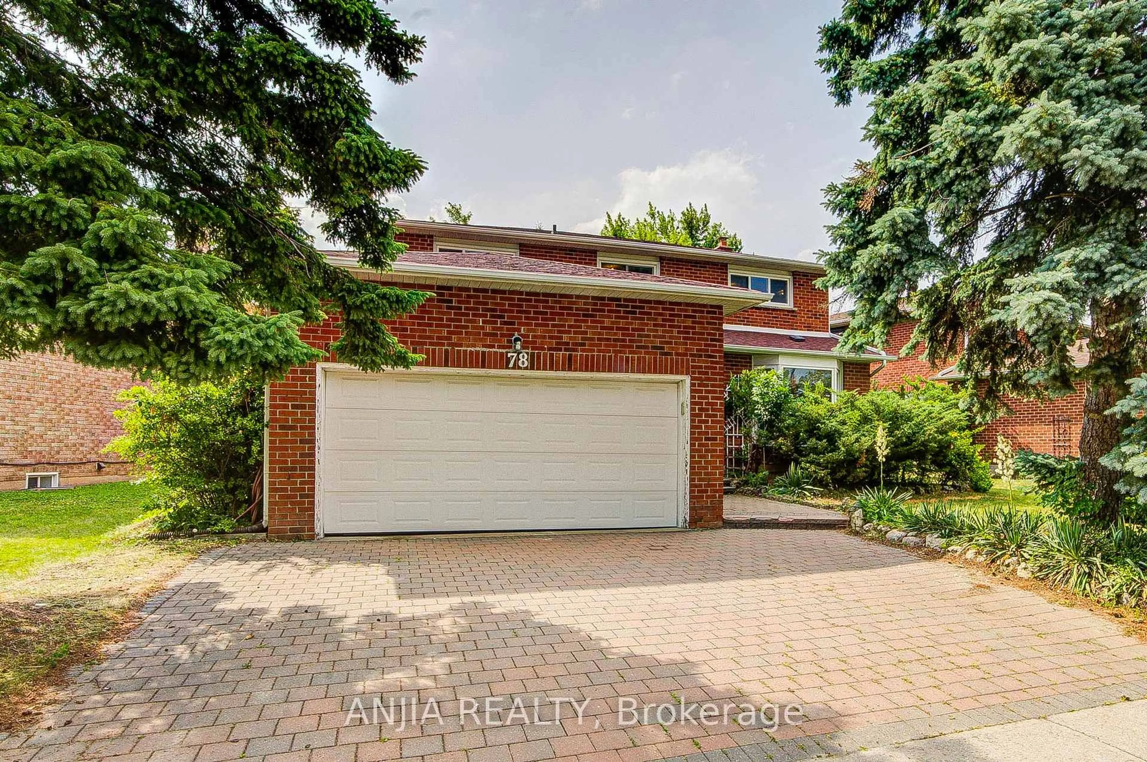 Home with brick exterior material, street for 78 Harvest Moon Dr, Markham Ontario L3R 3N6