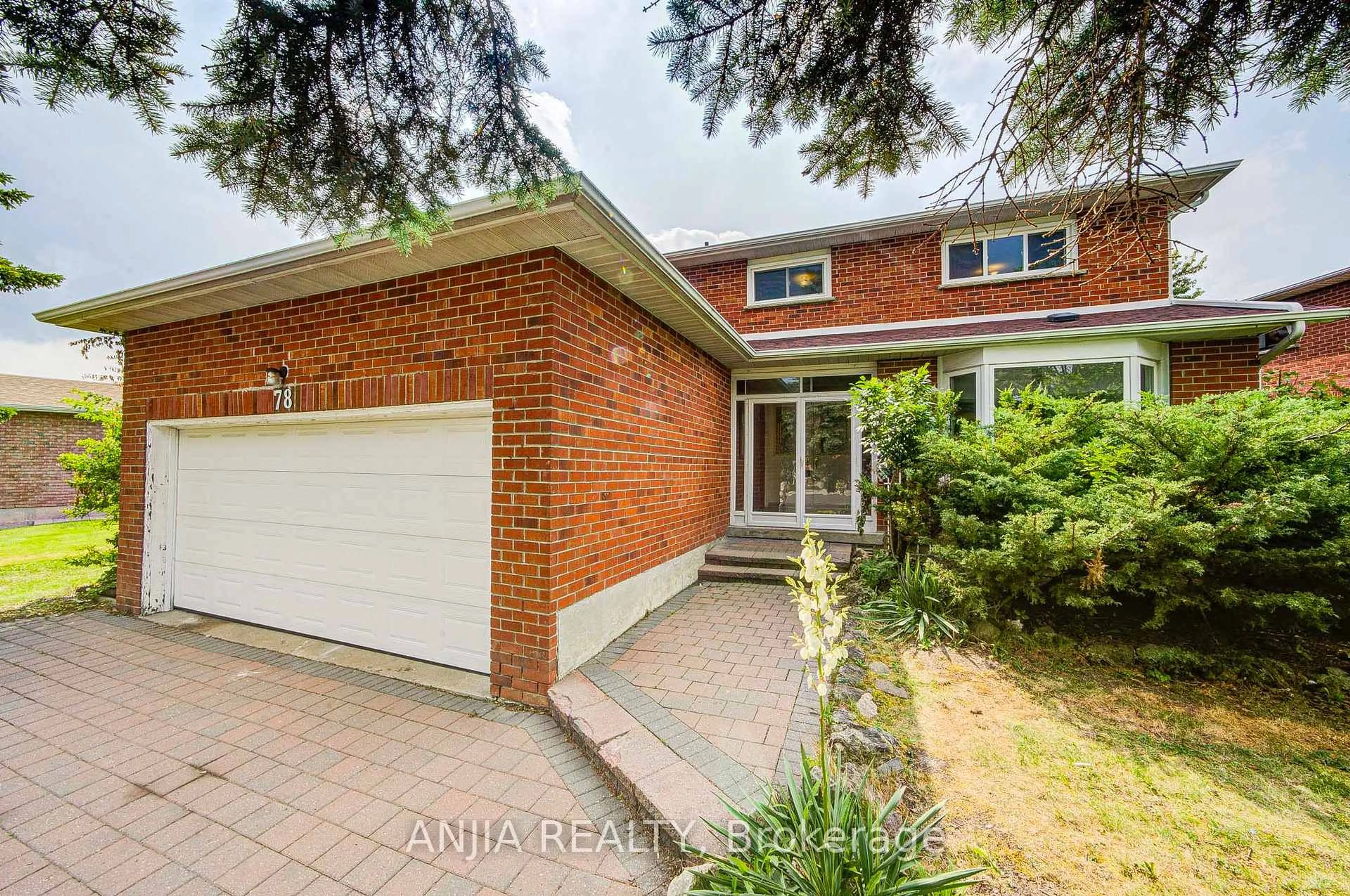 Home with brick exterior material, street for 78 Harvest Moon Dr, Markham Ontario L3R 3N6