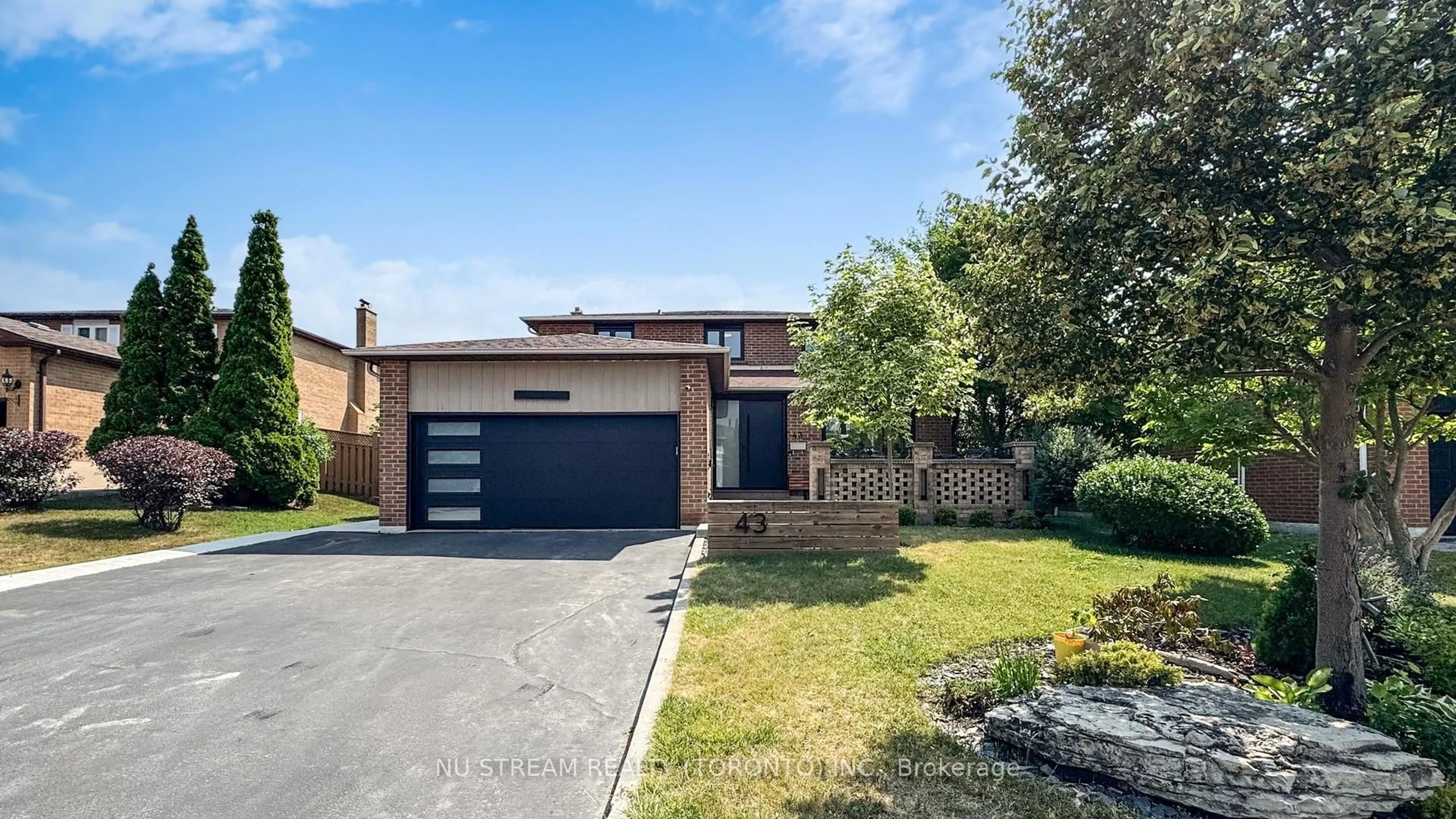 Home with brick exterior material, street for 43 Brandy Cres, Vaughan Ontario L4L 3C5