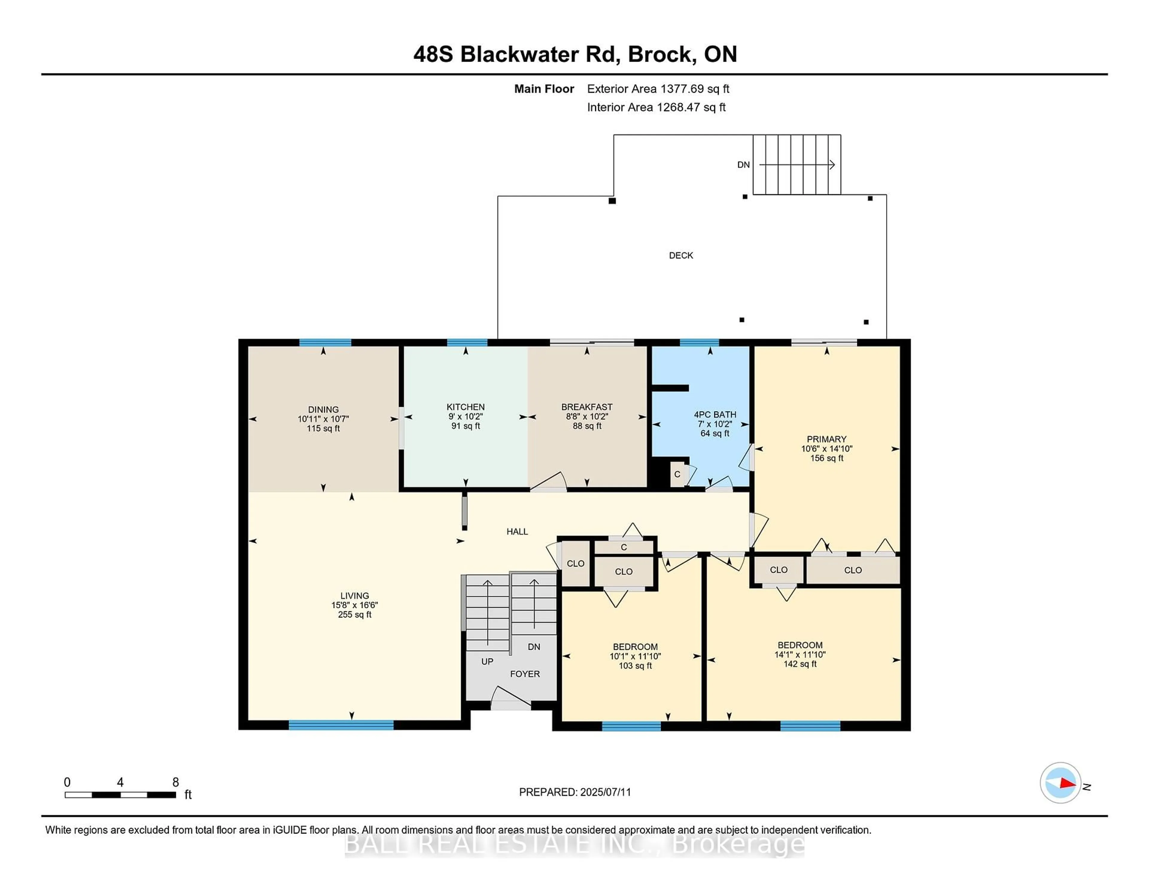 Floor plan for 48 Blackwater Rd, Brock Ontario L0C 1H0