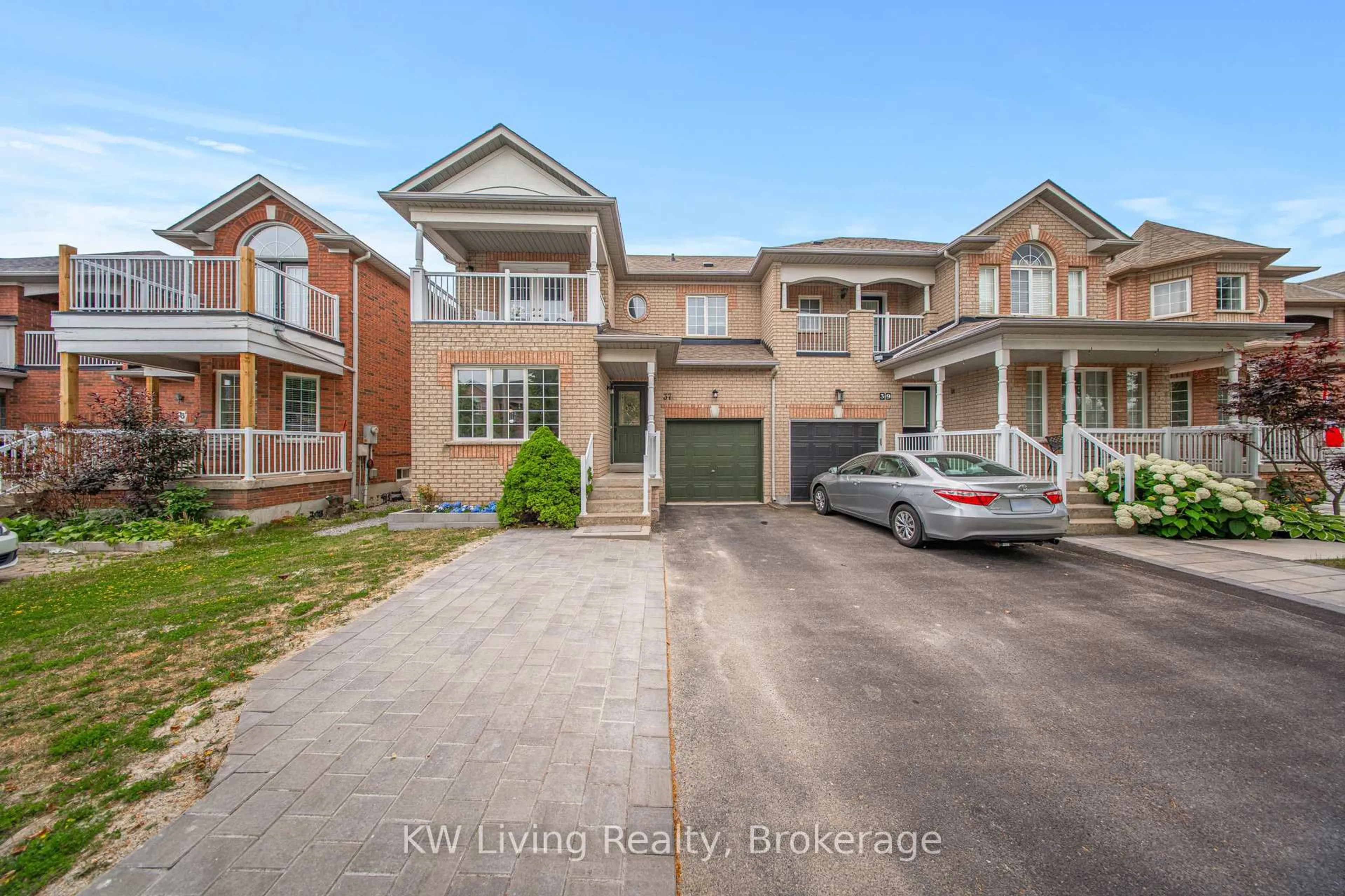Home with brick exterior material, street for 37 Bluewater Tr, Vaughan Ontario L6A 3G6