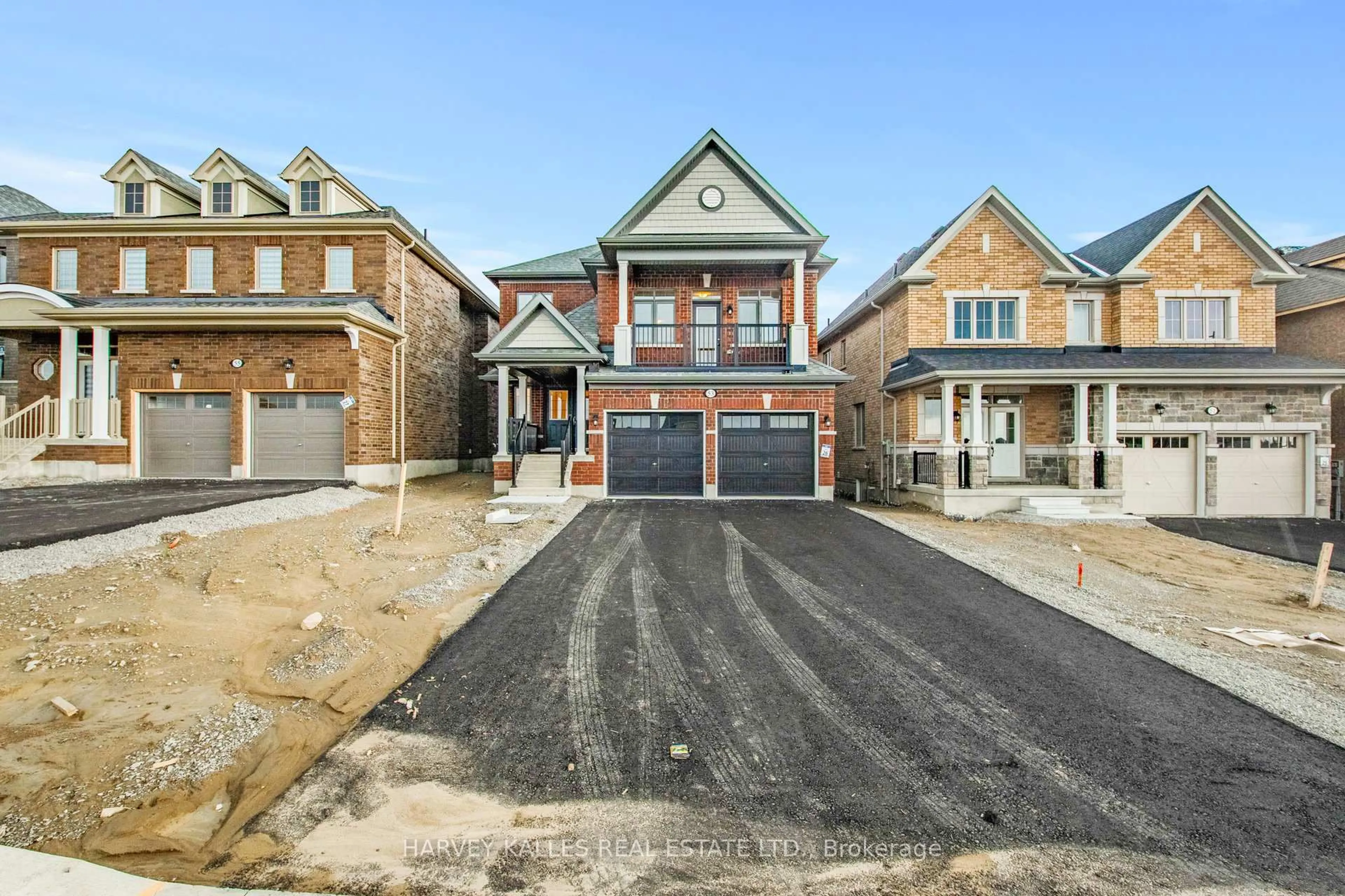Home with brick exterior material, street for 53 Lawrence D. Pridham Ave, New Tecumseth Ontario L9R 0X2