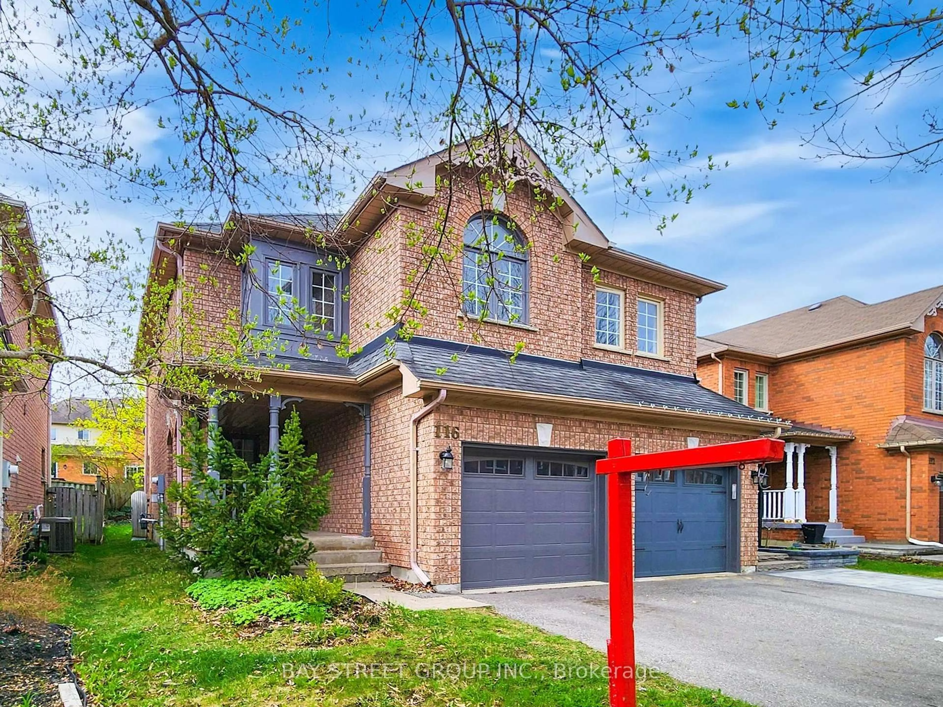 Home with brick exterior material, street for 116 Woodroof Cres, Aurora Ontario L4G 7H3