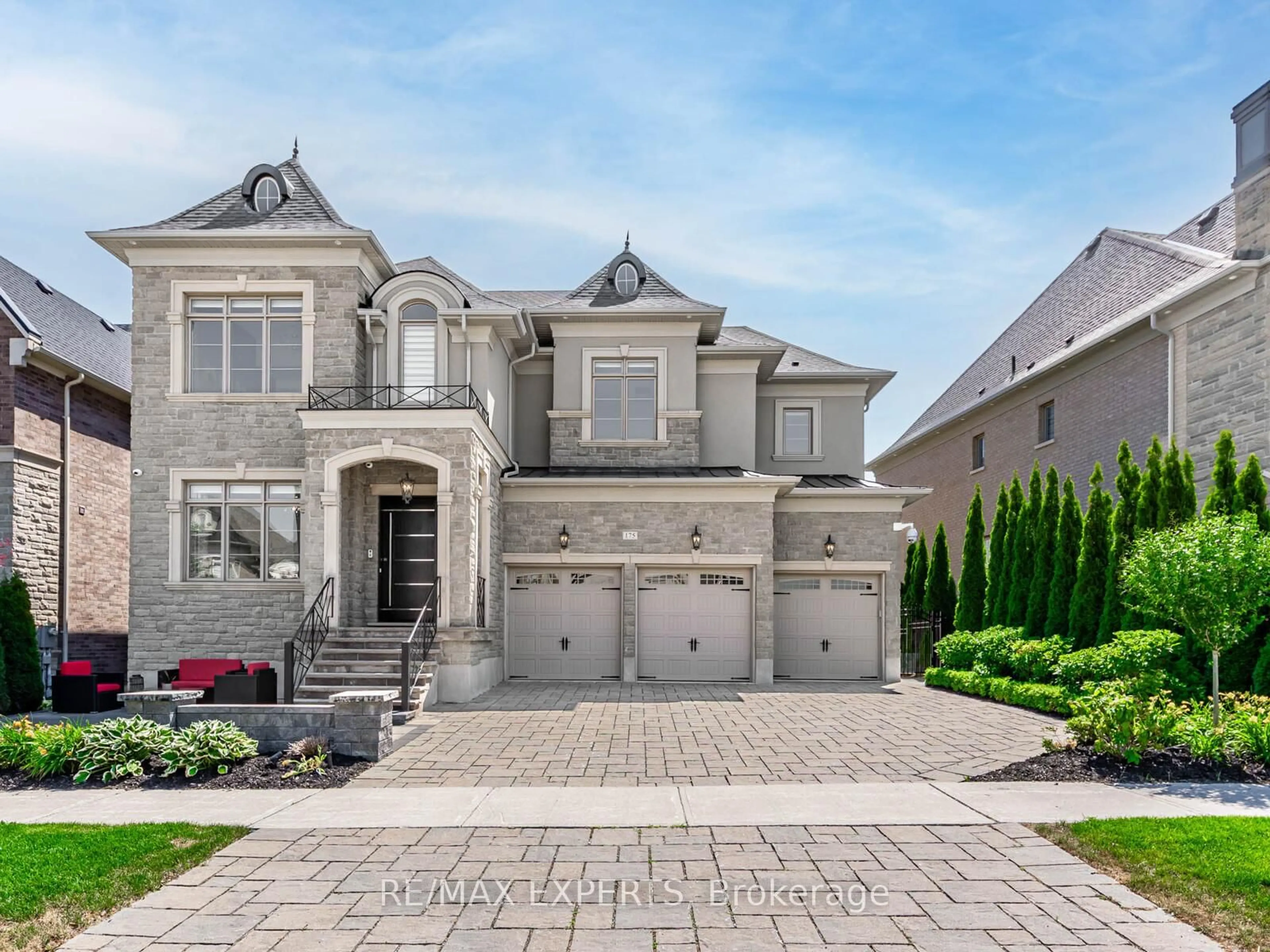 Home with brick exterior material, street for 175 Woodgate Pines Dr, Vaughan Ontario L4H 4K5