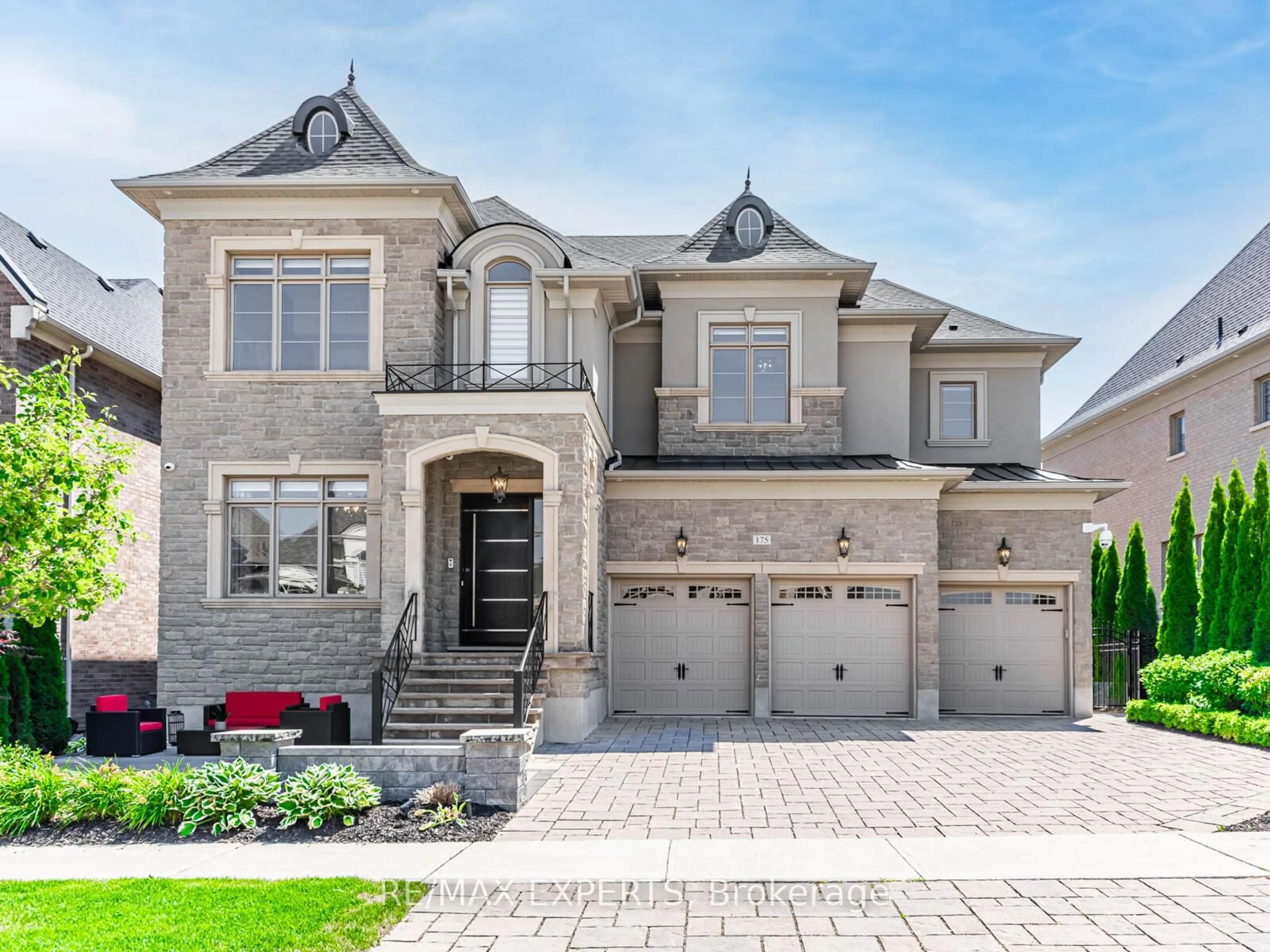 Home with brick exterior material, street for 175 Woodgate Pines Dr, Vaughan Ontario L4H 4K5
