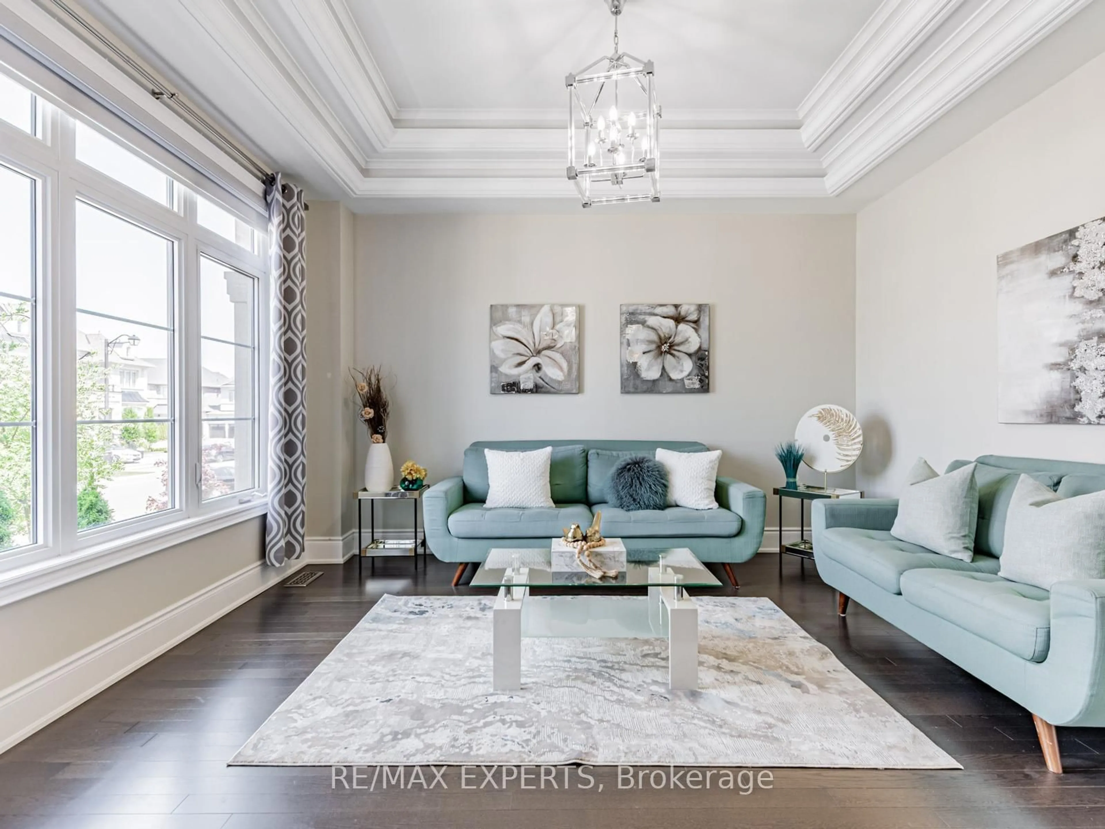 Living room with furniture, unknown for 175 Woodgate Pines Dr, Vaughan Ontario L4H 4K5