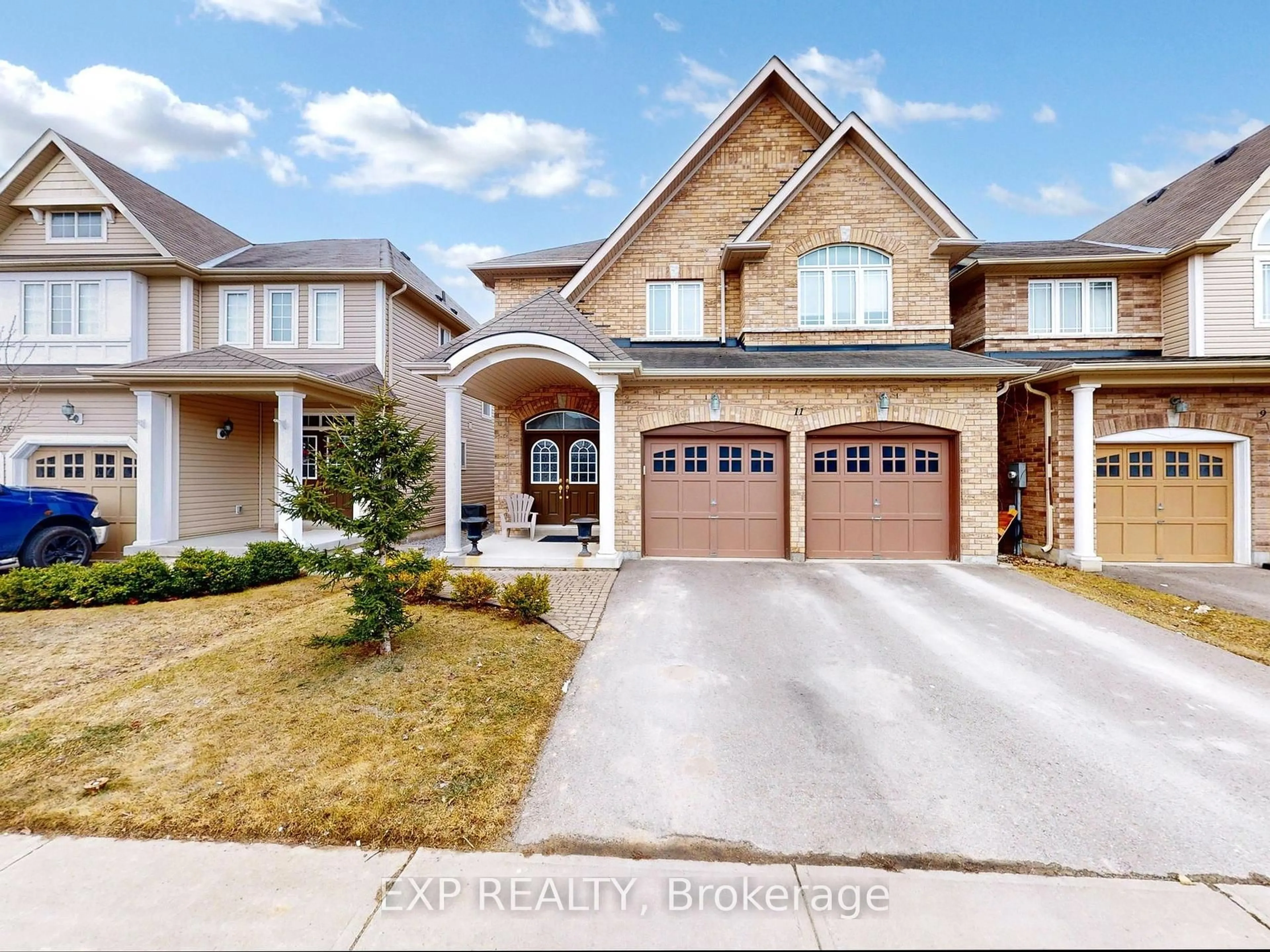 Home with brick exterior material, street for 11 Bud Leggett Cres, Georgina Ontario L4P 0B7