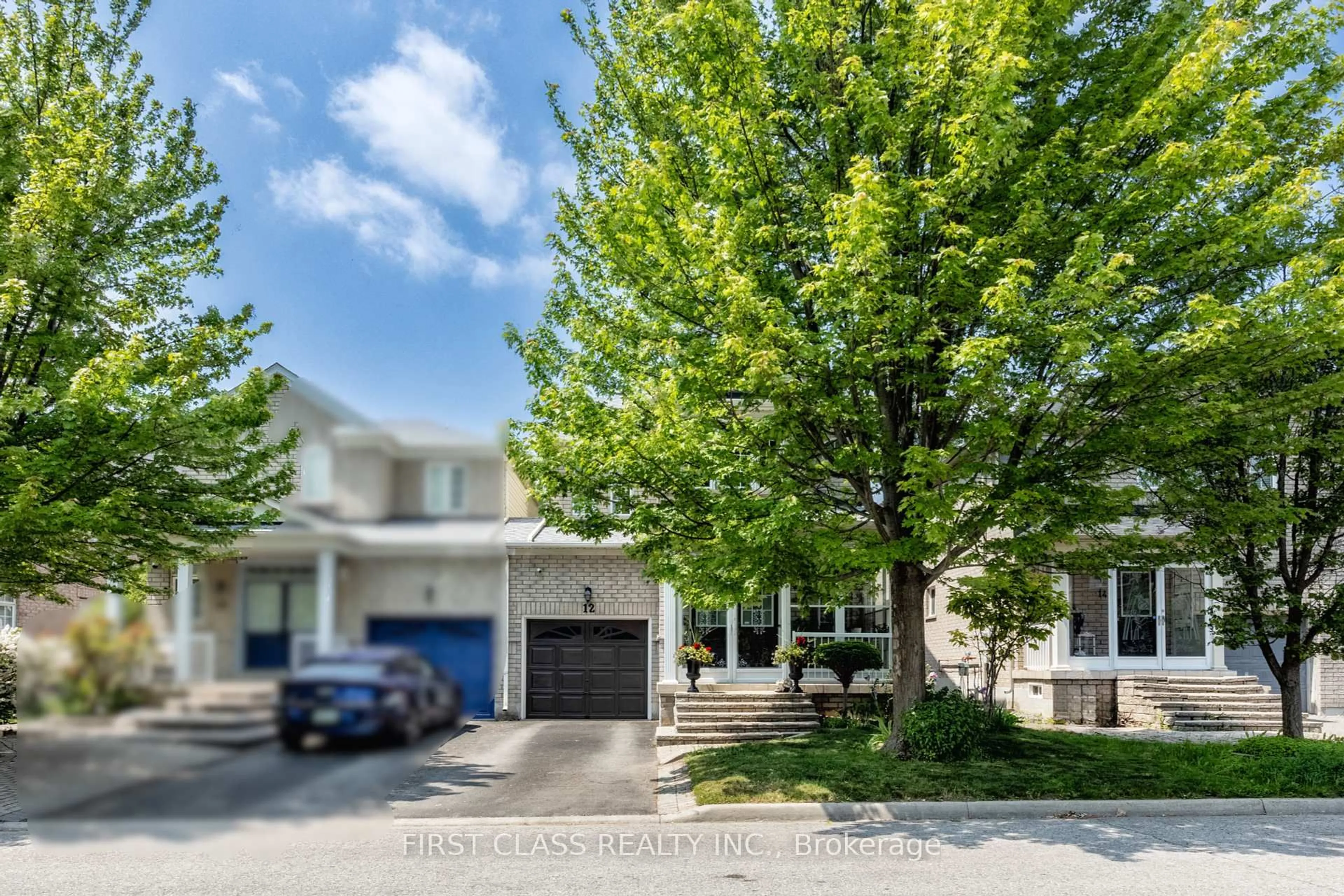 A pic from outside/outdoor area/front of a property/back of a property/a pic from drone, street for 12 Charles Sturdy Rd, Markham Ontario L6C 3A8