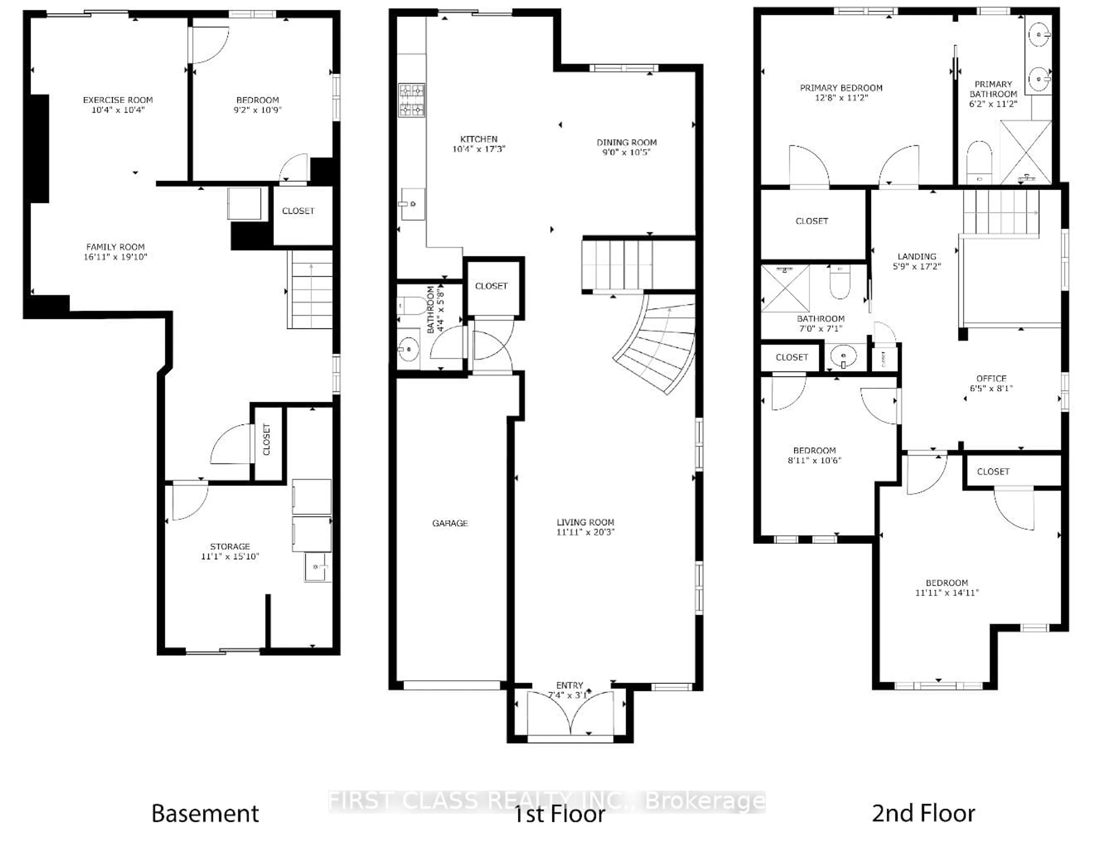 Floor plan for 12 Charles Sturdy Rd, Markham Ontario L6C 3A8