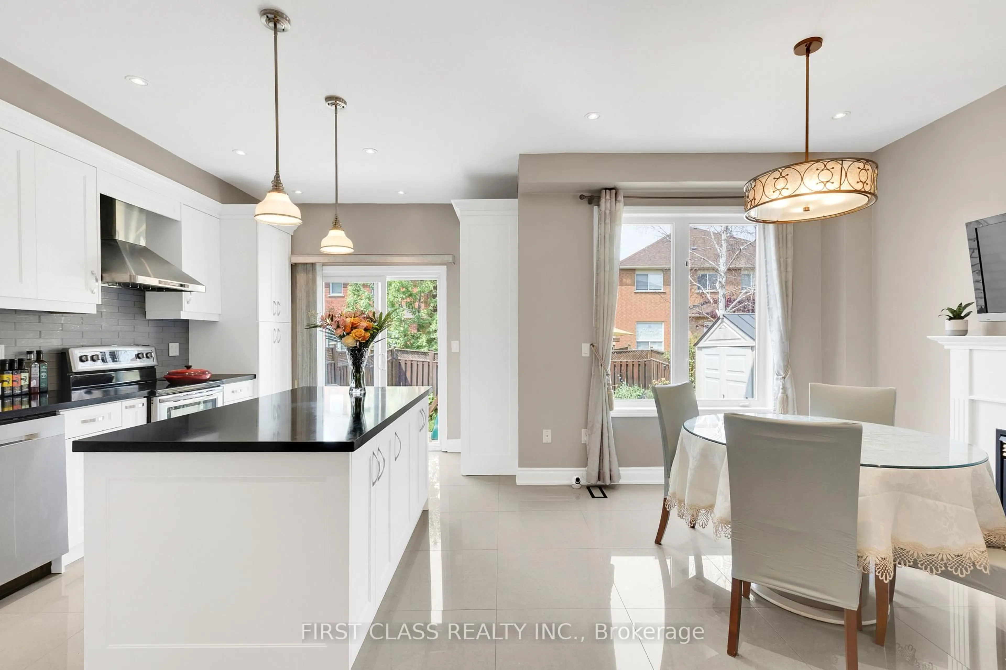 Contemporary kitchen, ceramic/tile floor for 12 Charles Sturdy Rd, Markham Ontario L6C 3A8