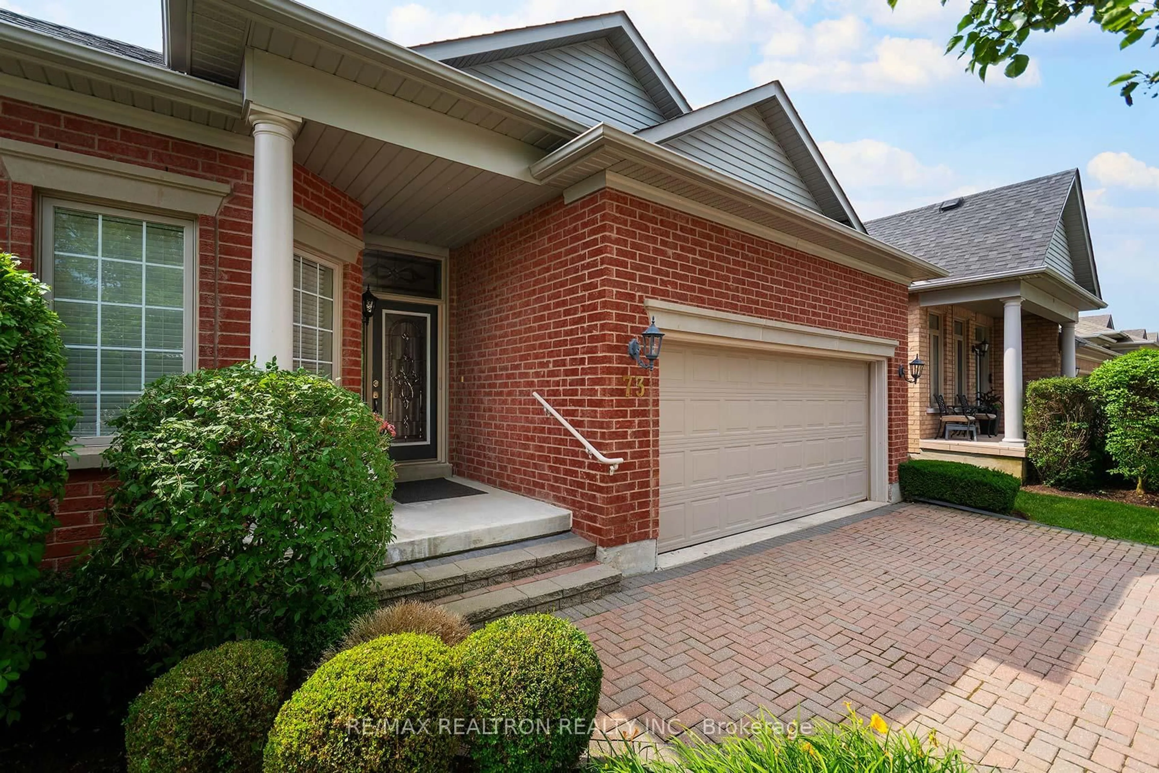 Home with brick exterior material, street for 73 Braid Bend, Whitchurch-Stouffville Ontario L4A 1R7