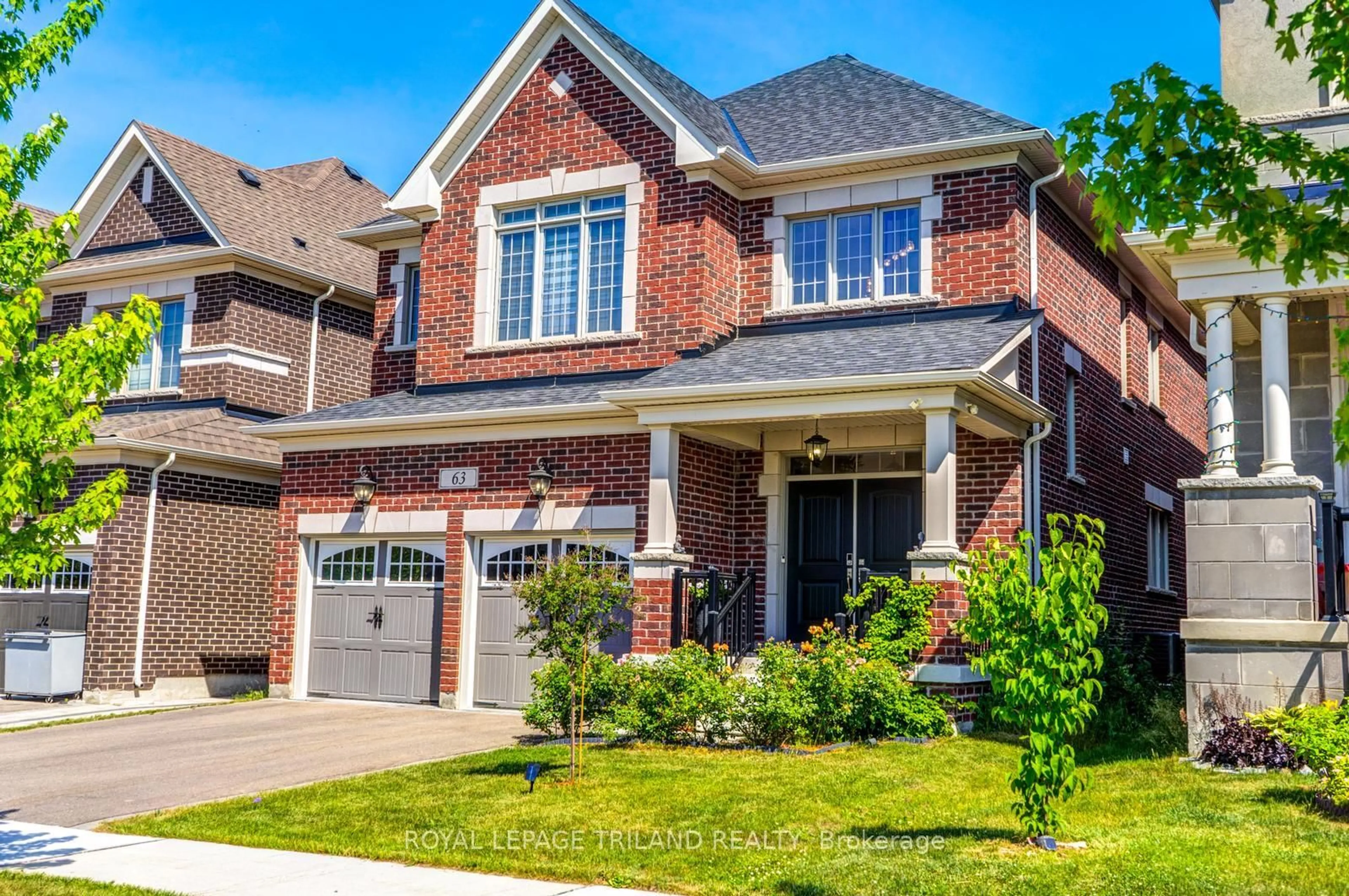 Home with brick exterior material, street for 63 Ten Pines Rd, Vaughan Ontario L4H 5B4