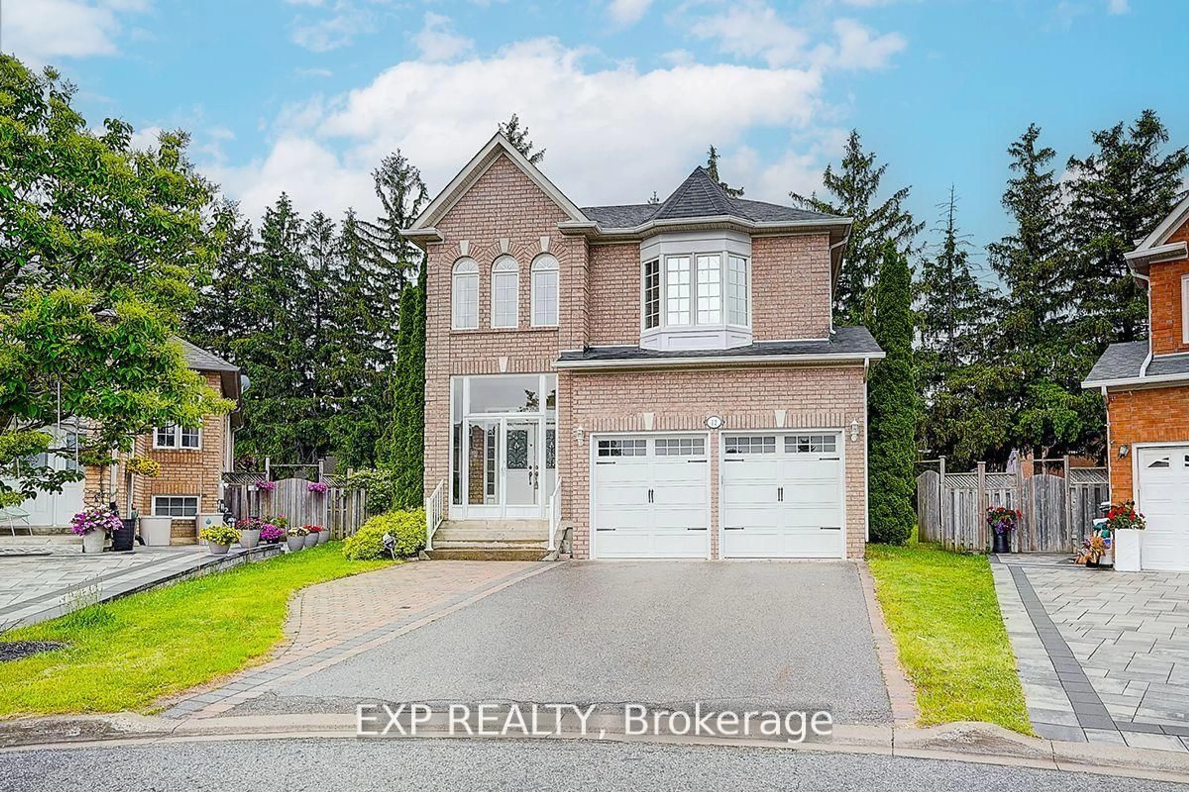 Home with brick exterior material, street for 12 Tormina Crt, Markham Ontario L3S 4R2