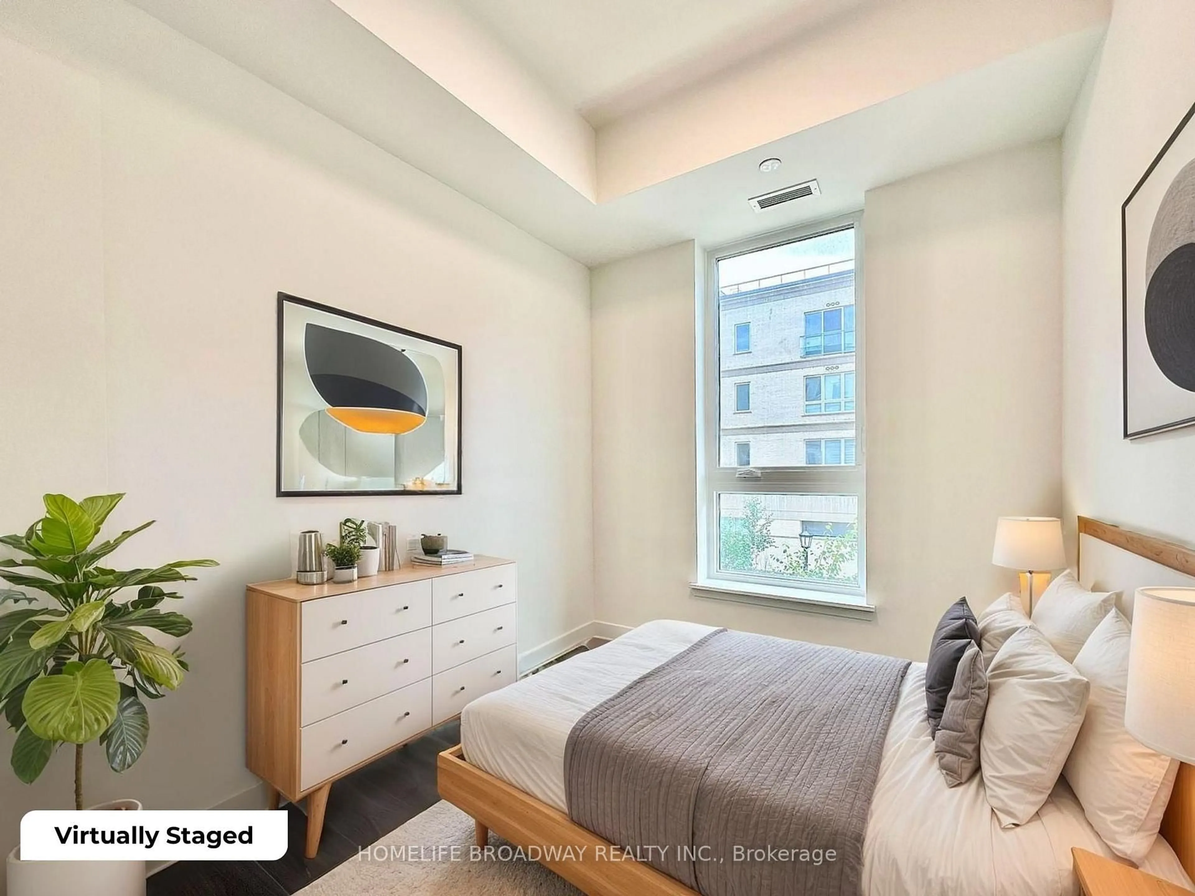 Bedroom with bed, unknown for 101 Cathedral High St #204, Markham Ontario L6C 3L8