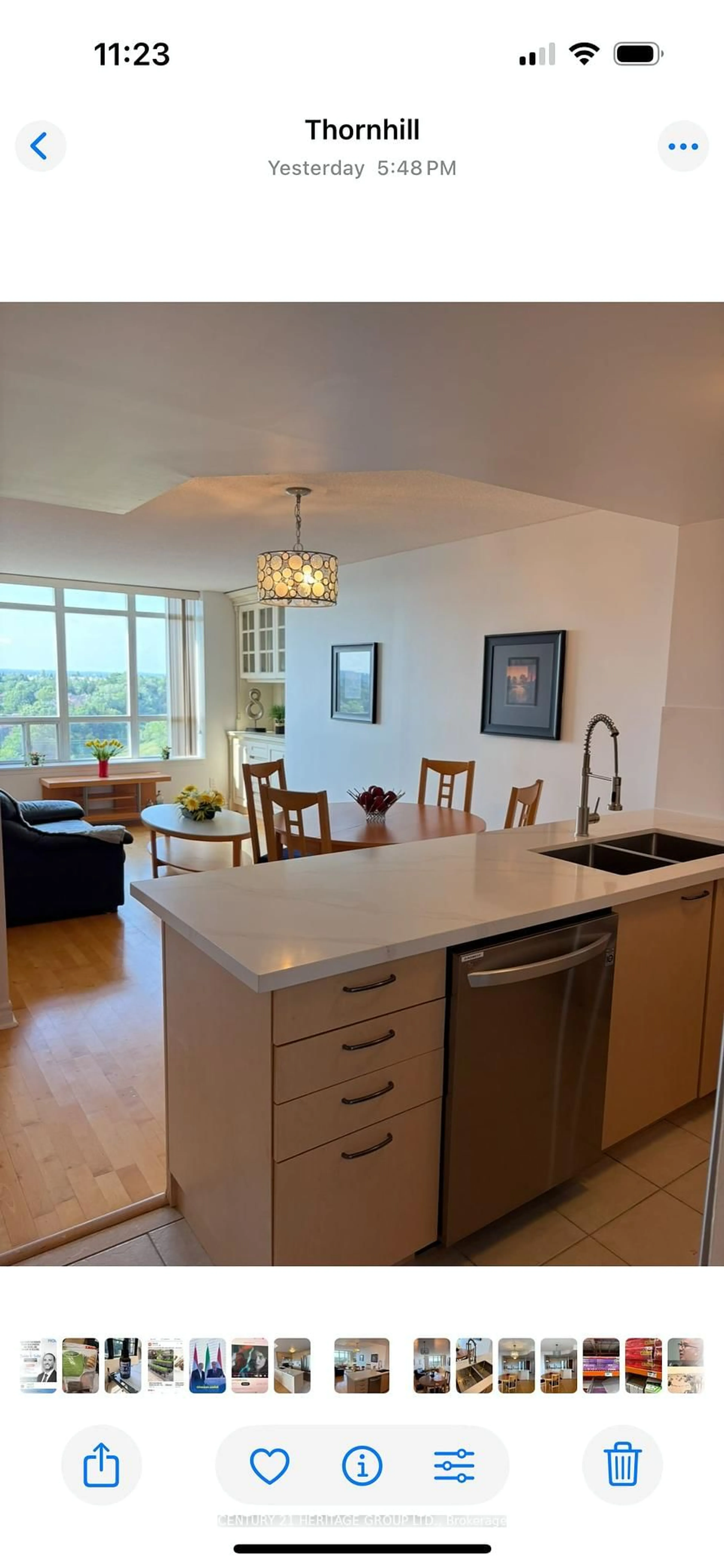Open concept kitchen, unknown for 130 Pond Dr #1003, Markham Ontario L3T 7W5