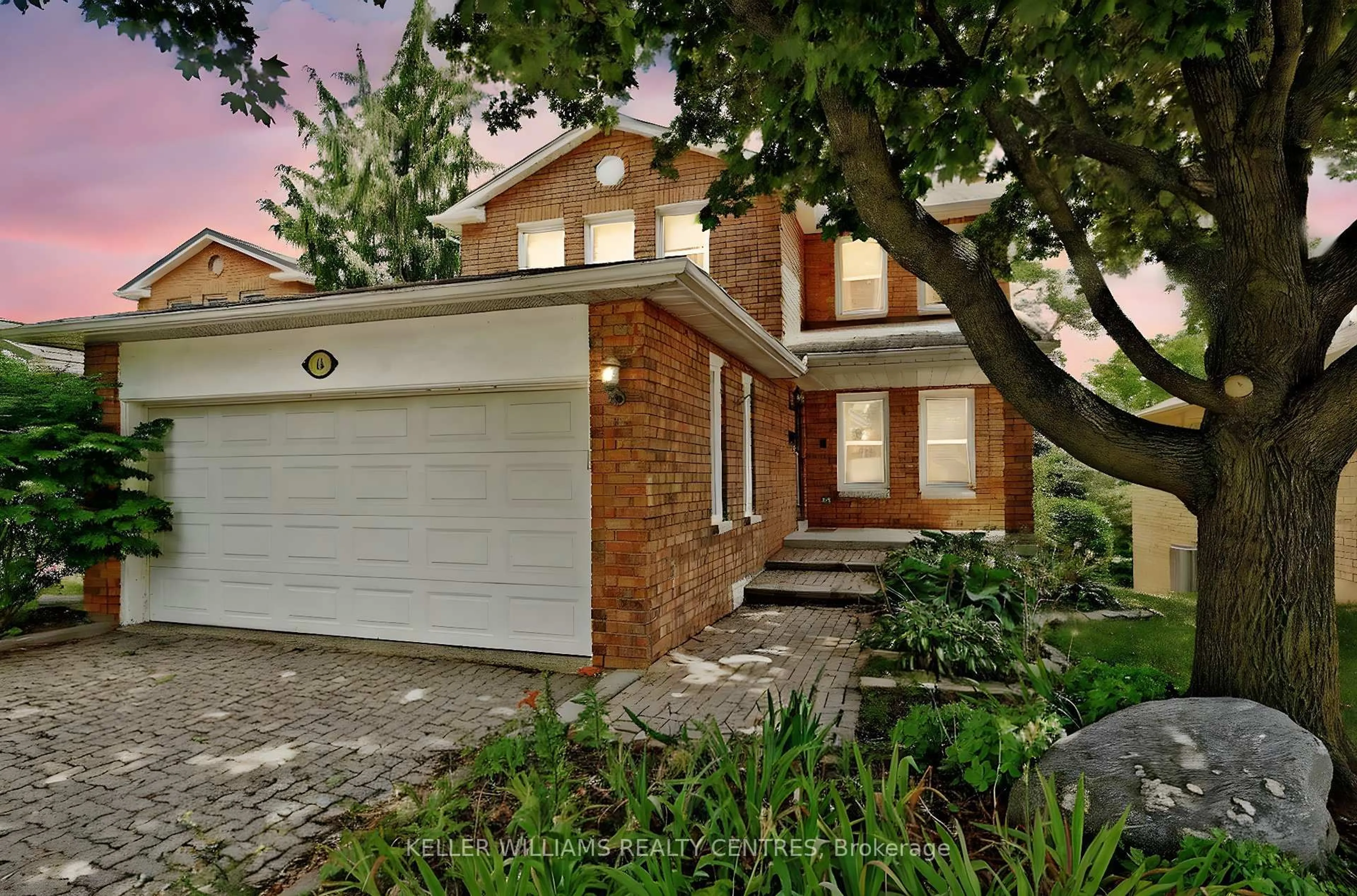 Home with brick exterior material, street for 16 Lanewood Dr, Aurora Ontario L4G 4T7