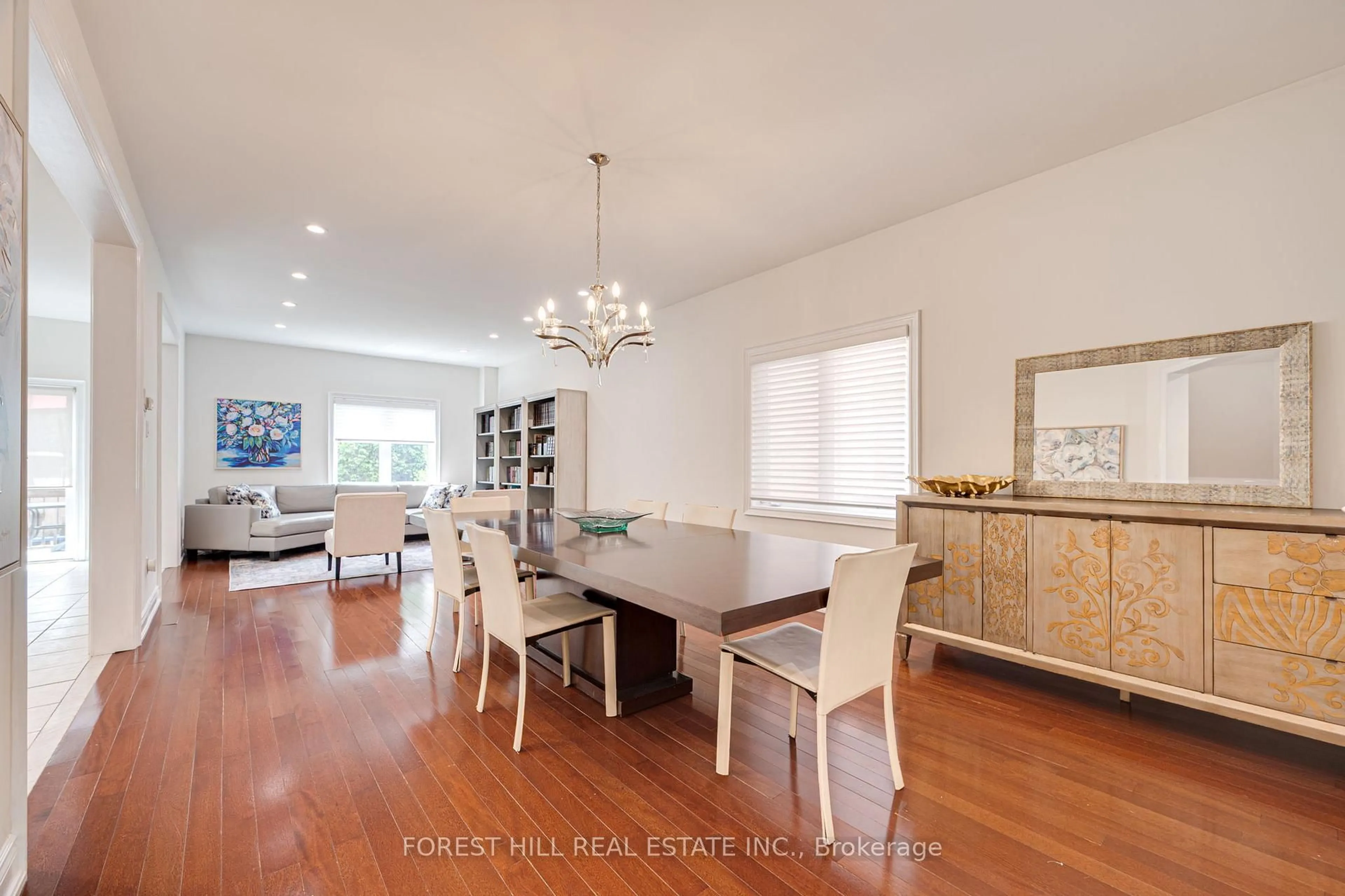 Dining room, wood/laminate floor for 473 Apple Blossom Dr, Vaughan Ontario L4J 9K7