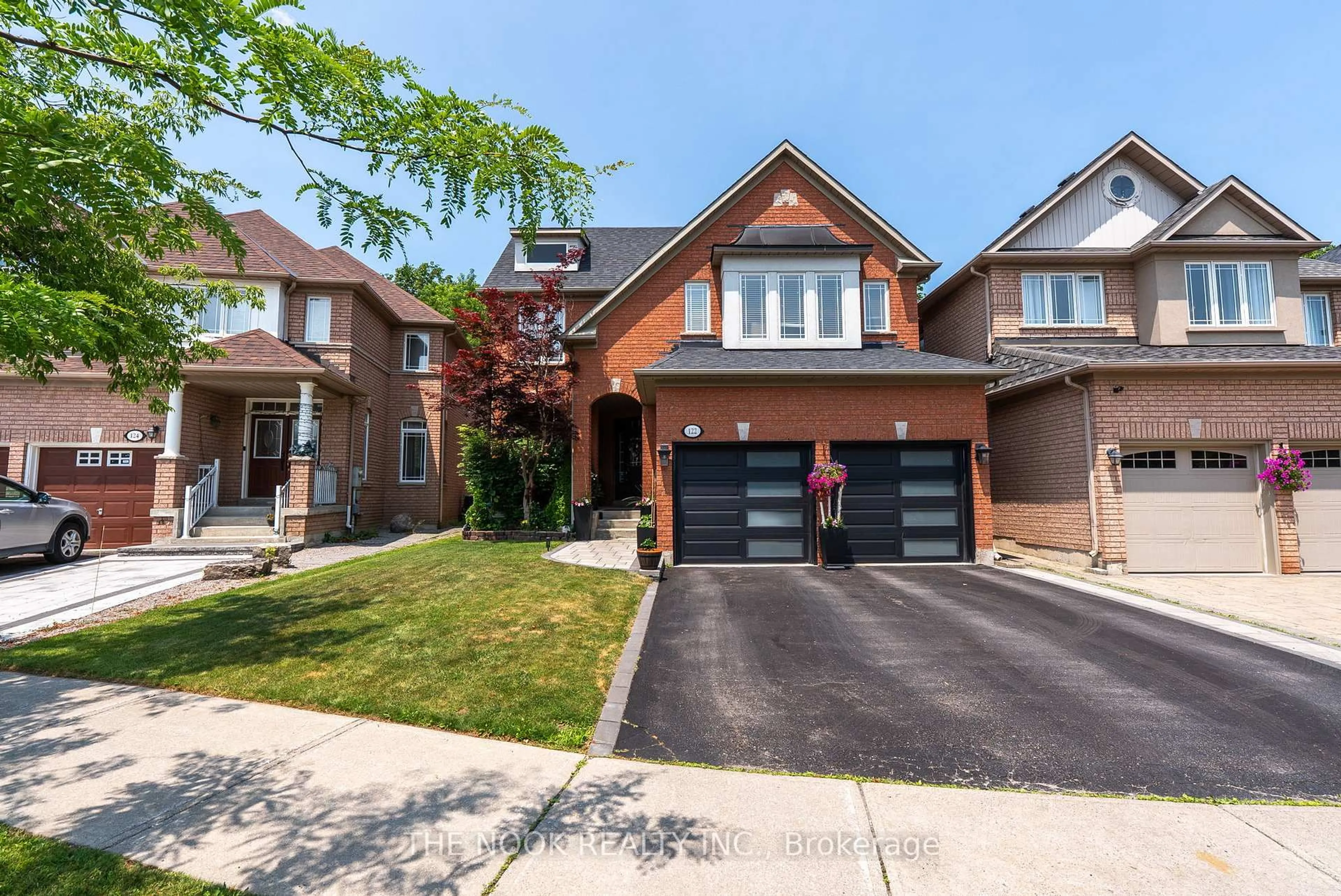 Home with brick exterior material, street for 122 Estate Garden Dr, Richmond Hill Ontario L4E 3V6