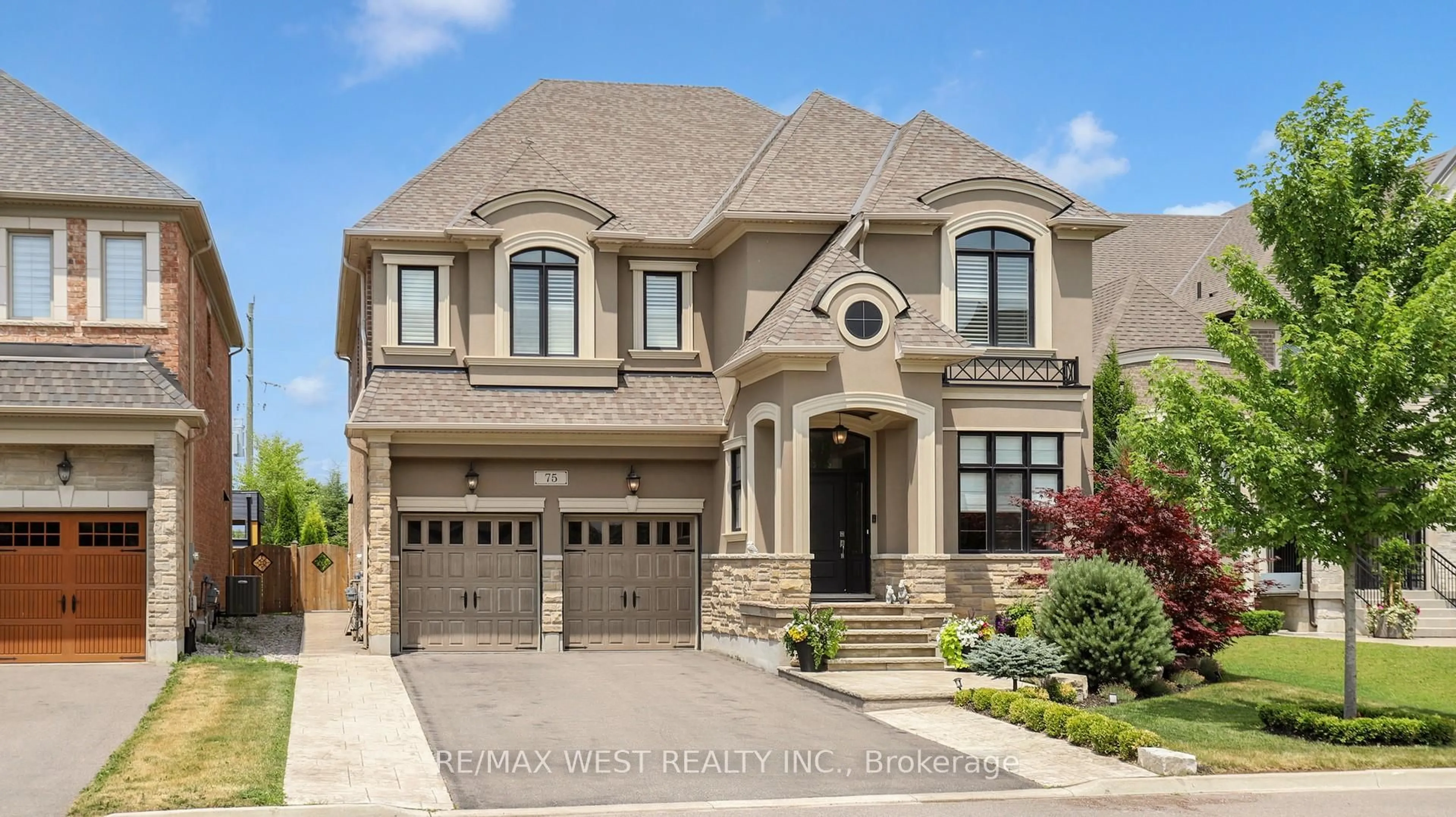 Home with brick exterior material, street for 75 Cairns Gate, King Ontario L7B 0P5